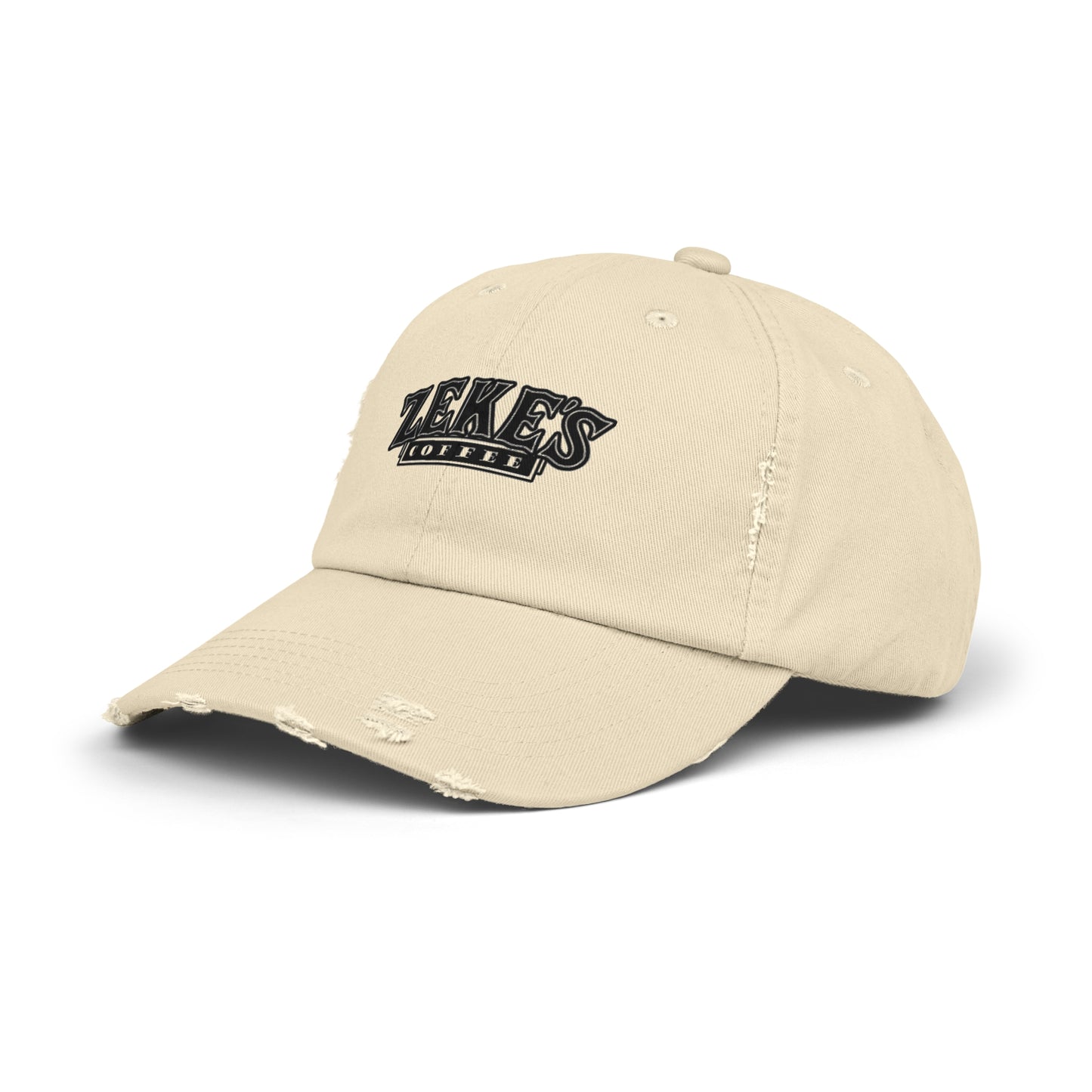 Zeke's Coffee Stack Distressed Cap