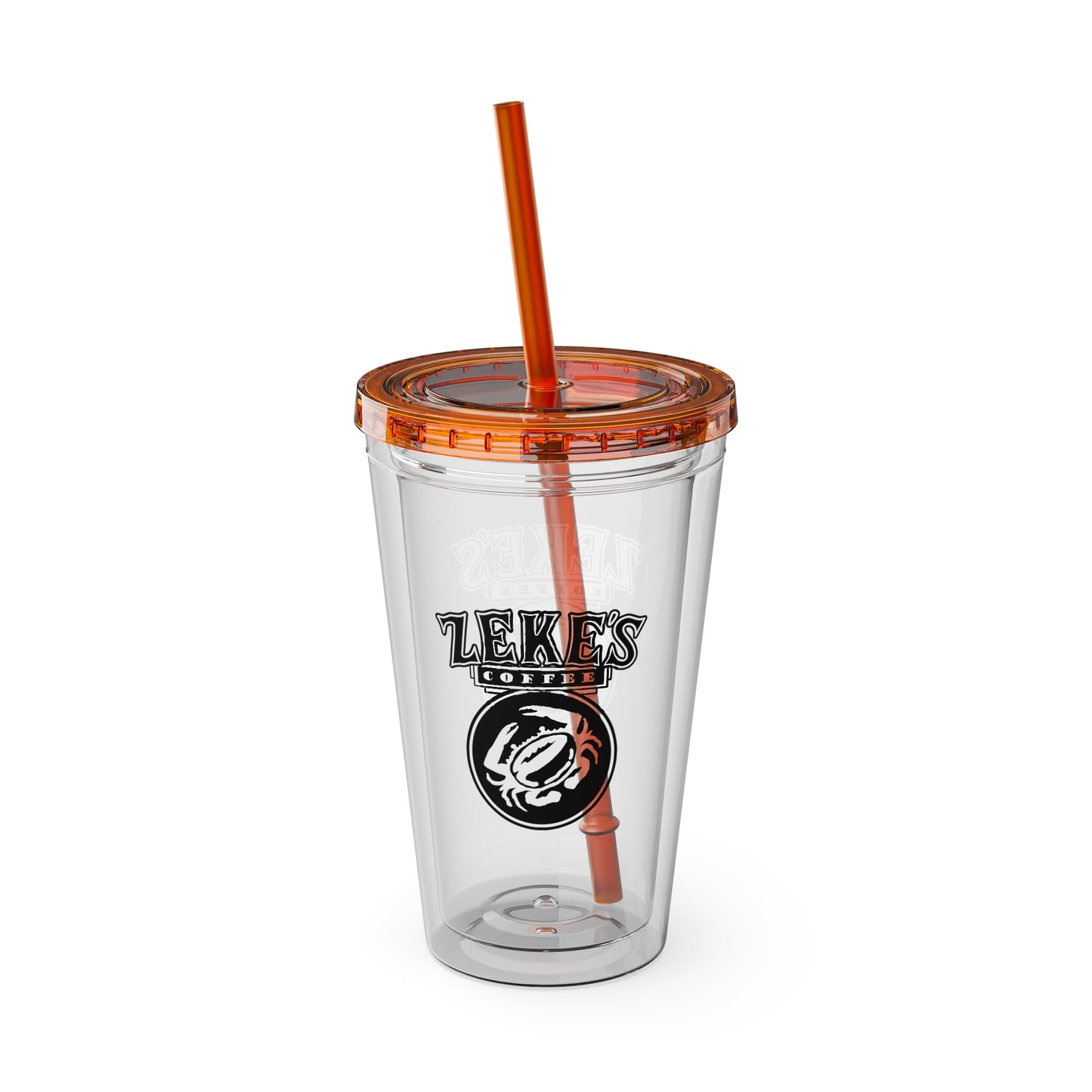 Zeke's Coffee Sunsplash Tumbler with Straw, 16oz