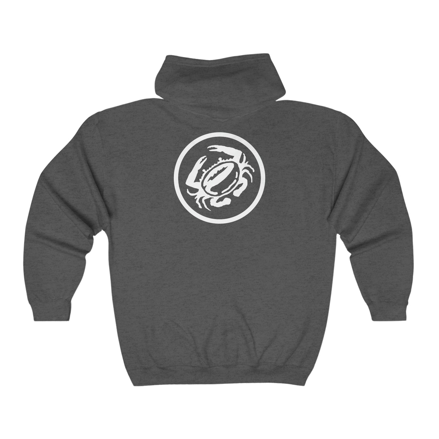 Zeke's Coffee Full Zip Hooded Sweatshirt