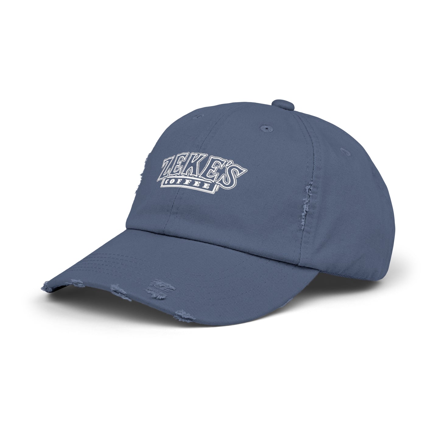 Zeke's Coffee Stack Distressed Cap