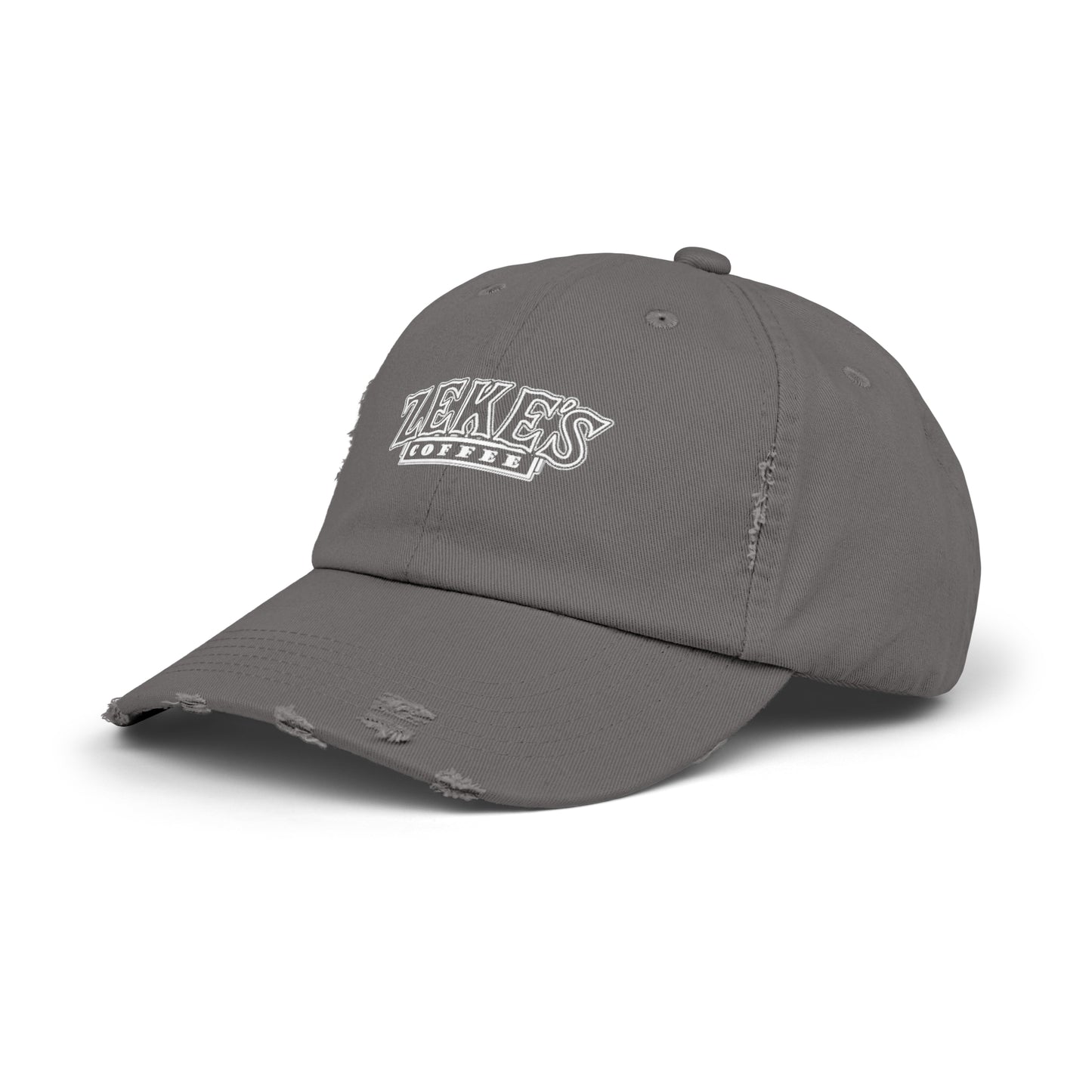 Zeke's Coffee Stack Distressed Cap