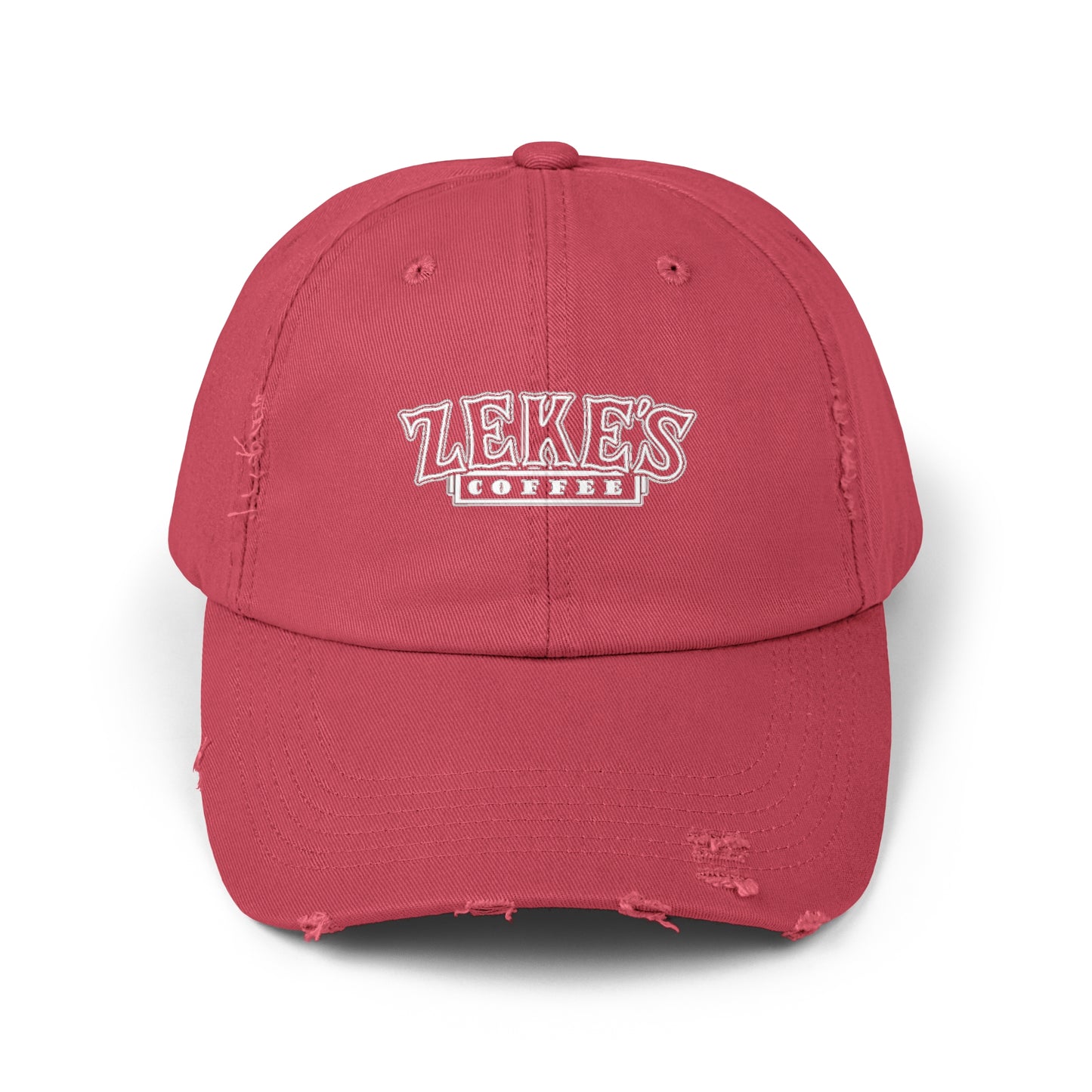 Zeke's Coffee Stack Distressed Cap