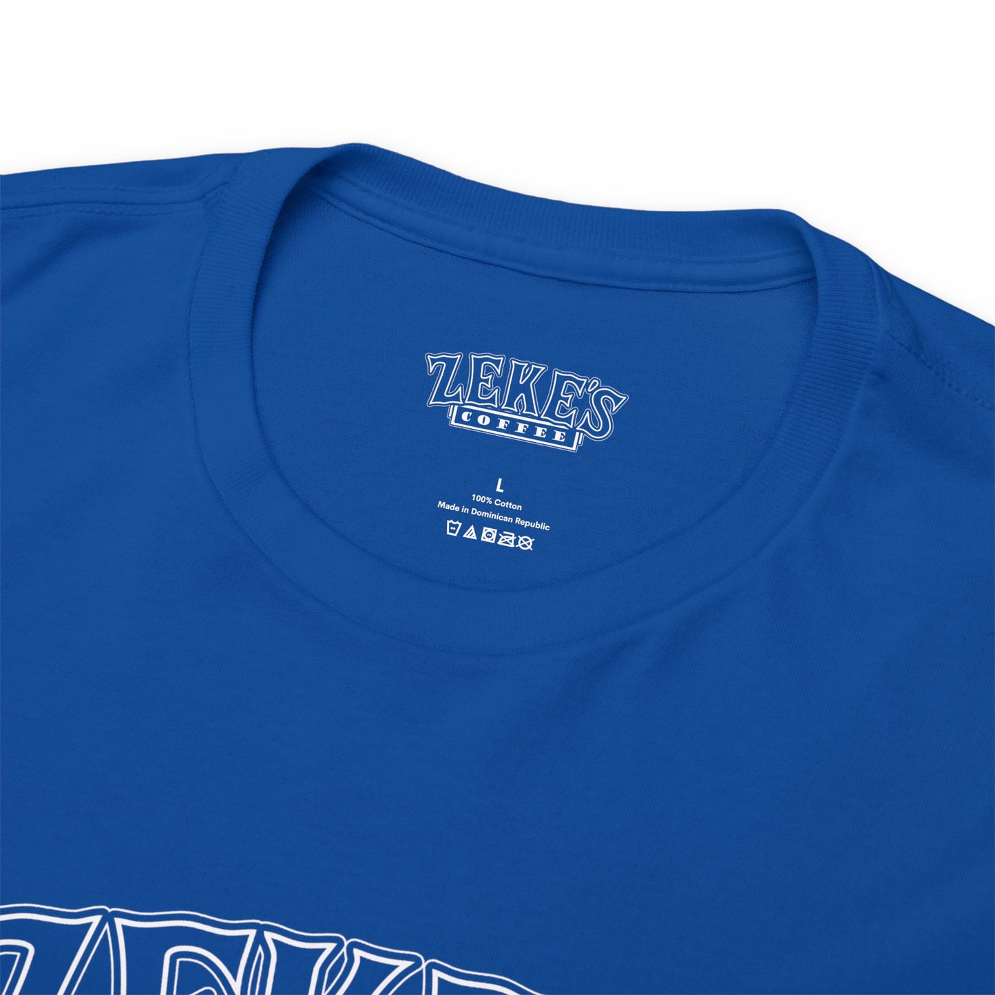 Zeke's Coffee Royal Blue Blend T-shirt