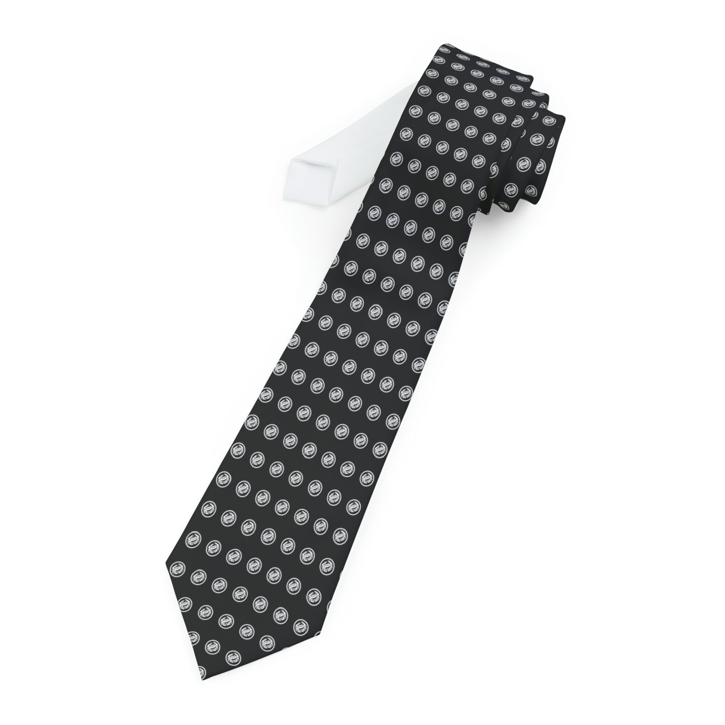 Zeke's Coffee Crab Bean Logo Necktie