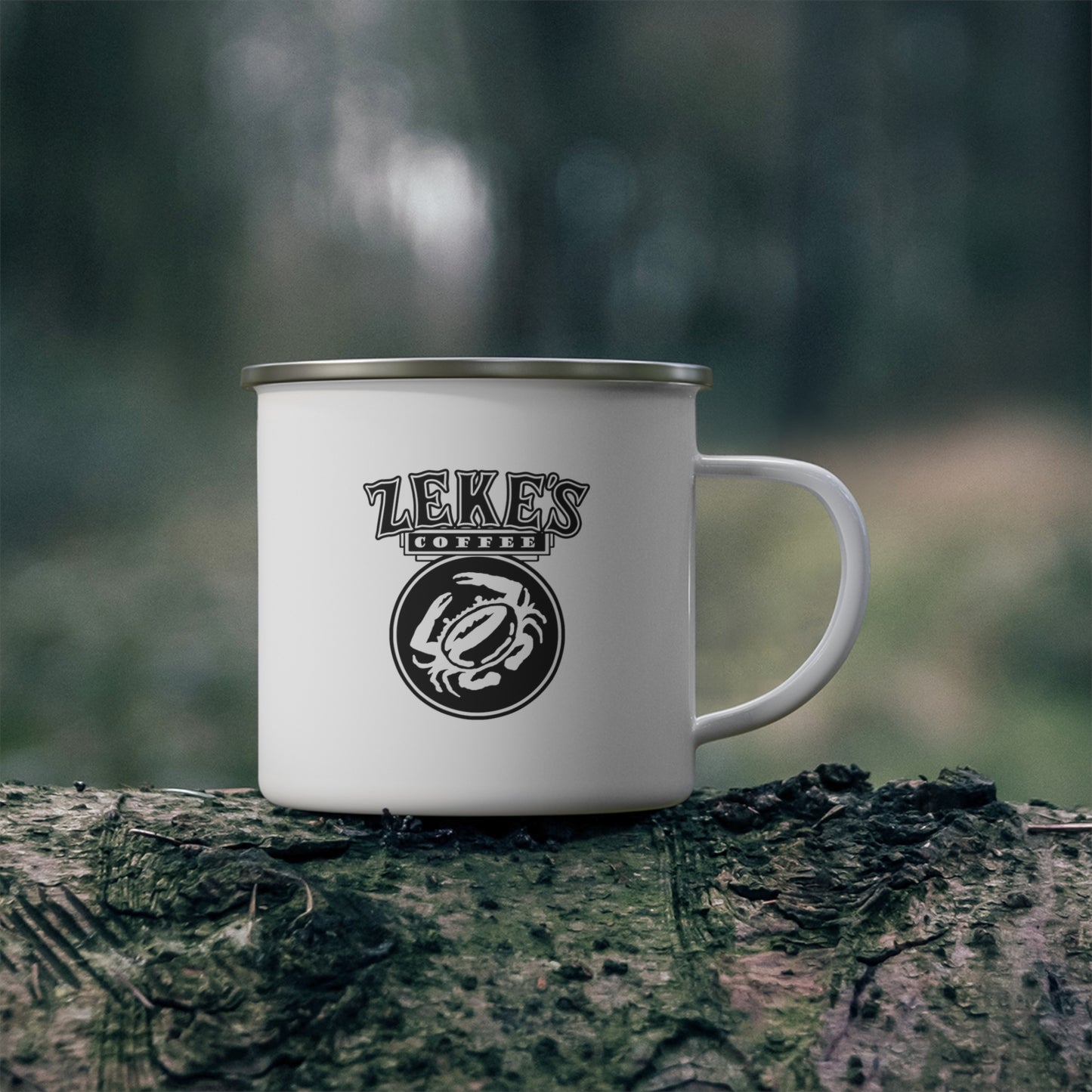 Zeke's Coffee Enamel Camping Mug