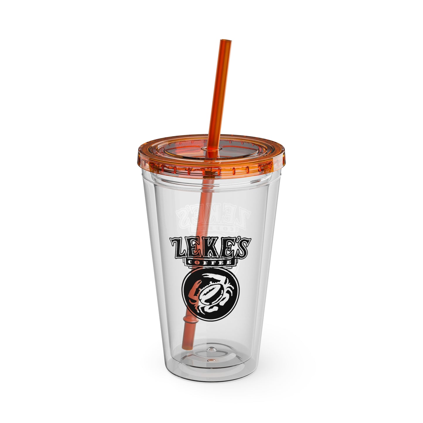 Zeke's Coffee Sunsplash Tumbler with Straw, 16oz