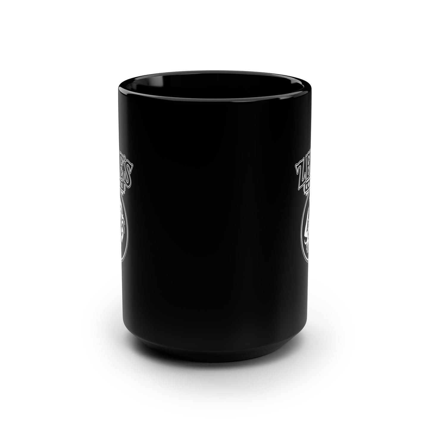 Zeke's Coffee Black Mug, 15oz