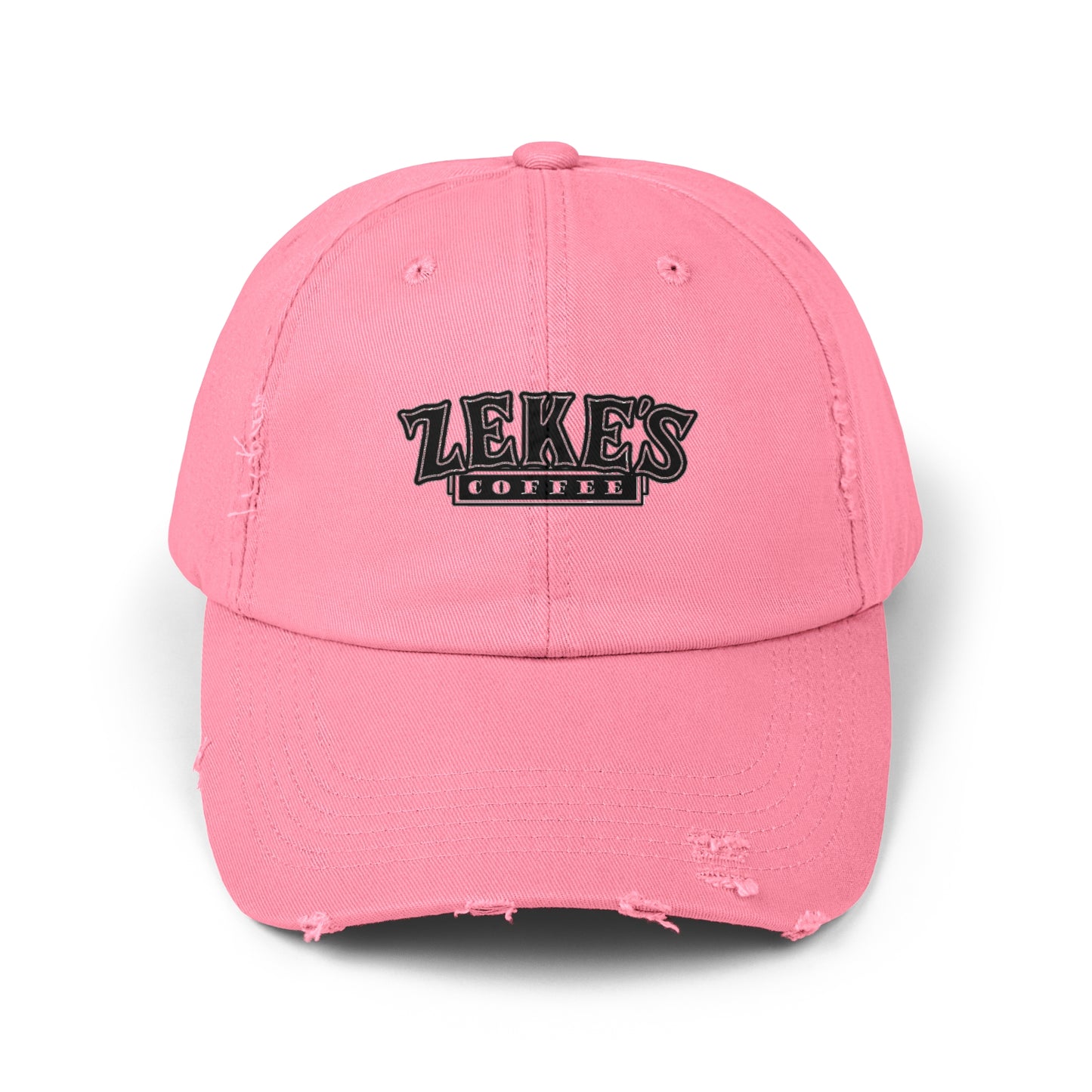 Zeke's Coffee Stack Distressed Cap