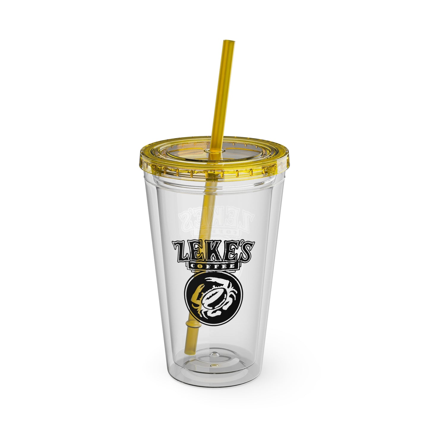 Zeke's Coffee Sunsplash Tumbler with Straw, 16oz