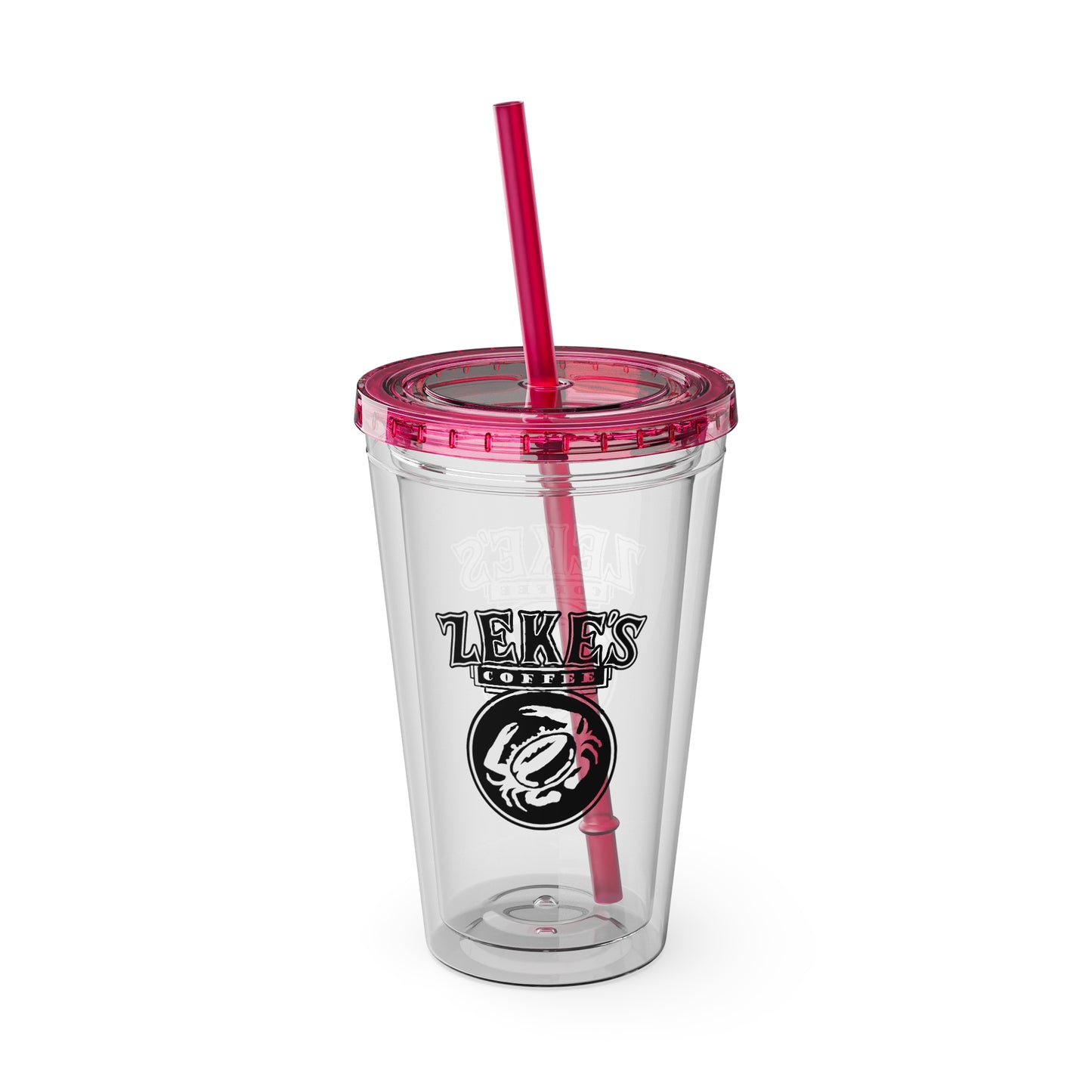 Zeke's Coffee Sunsplash Tumbler with Straw, 16oz