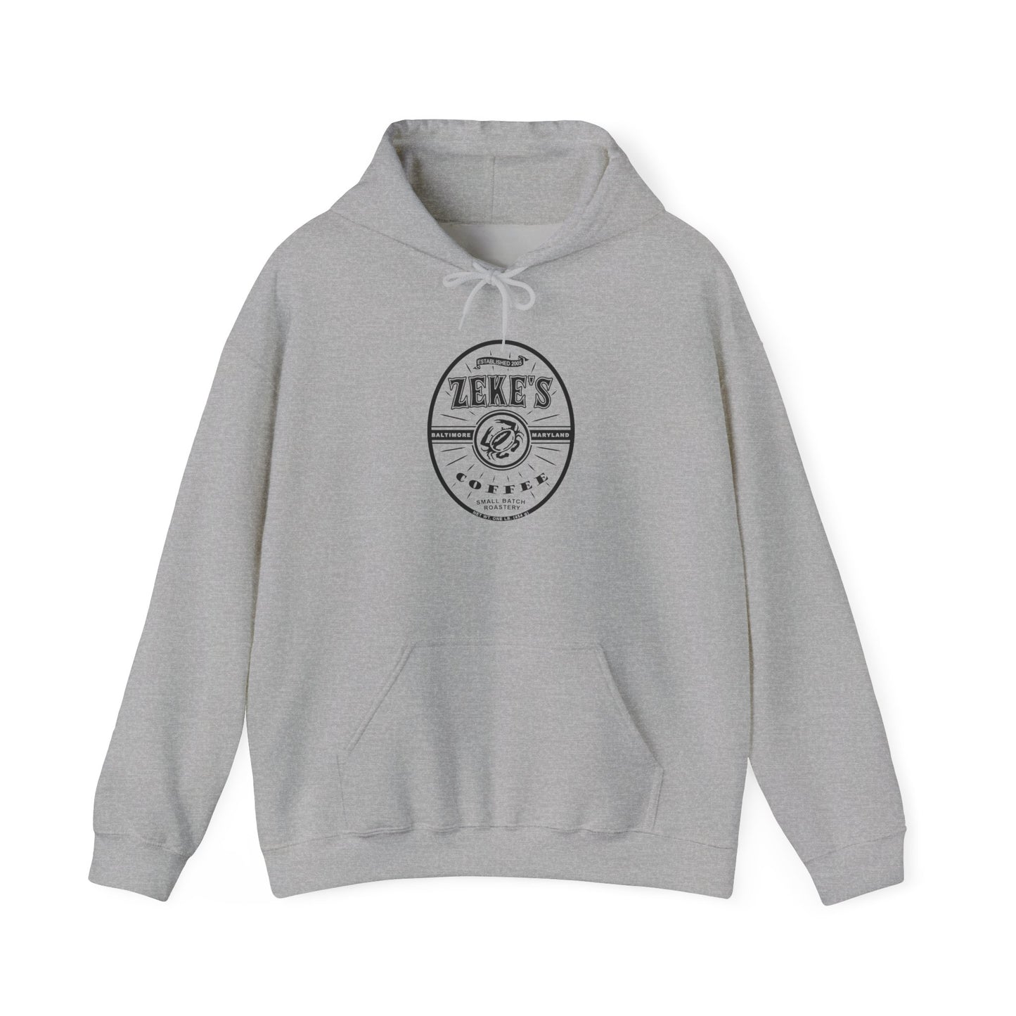 Black Logo Hooded Sweatshirt
