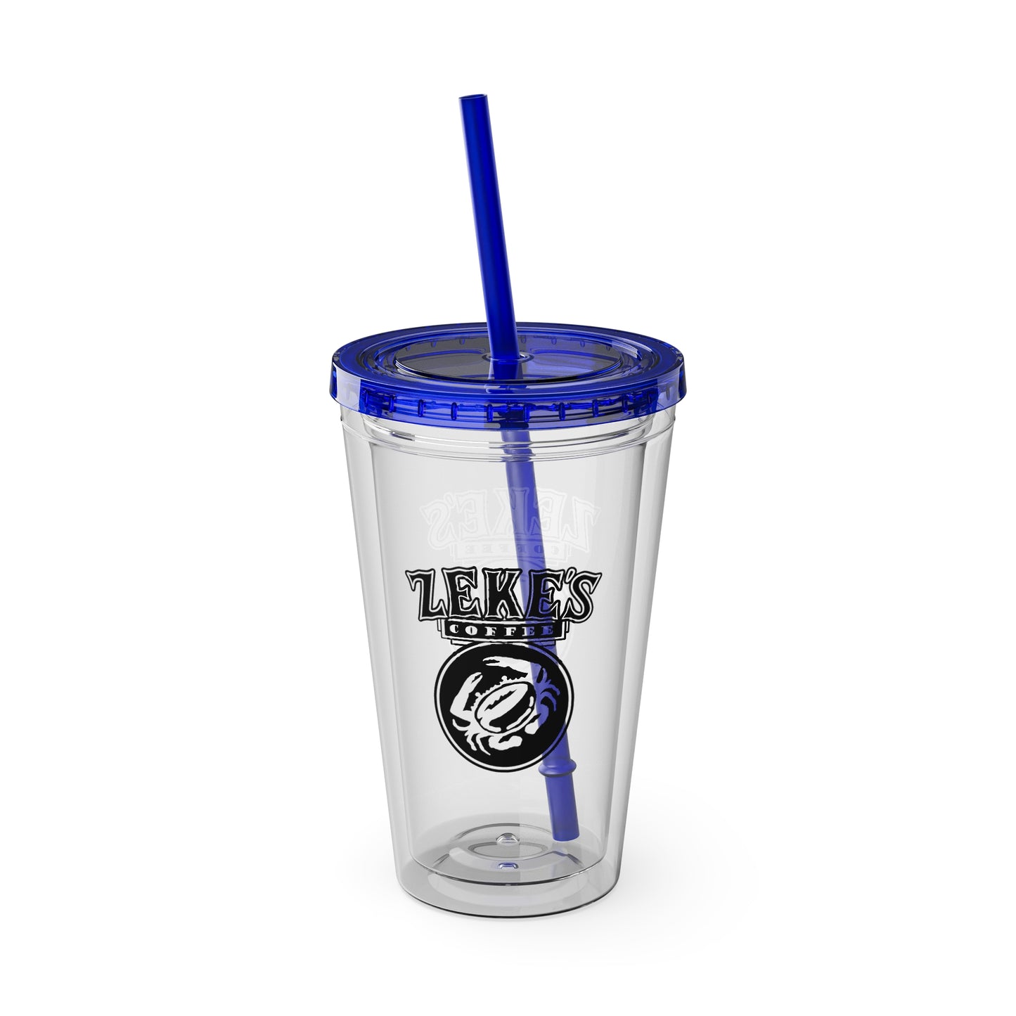 Zeke's Coffee Sunsplash Tumbler with Straw, 16oz