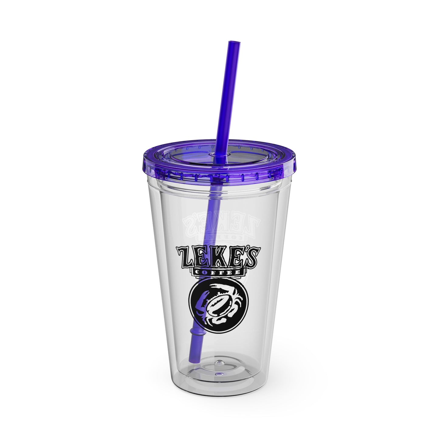 Zeke's Coffee Sunsplash Tumbler with Straw, 16oz
