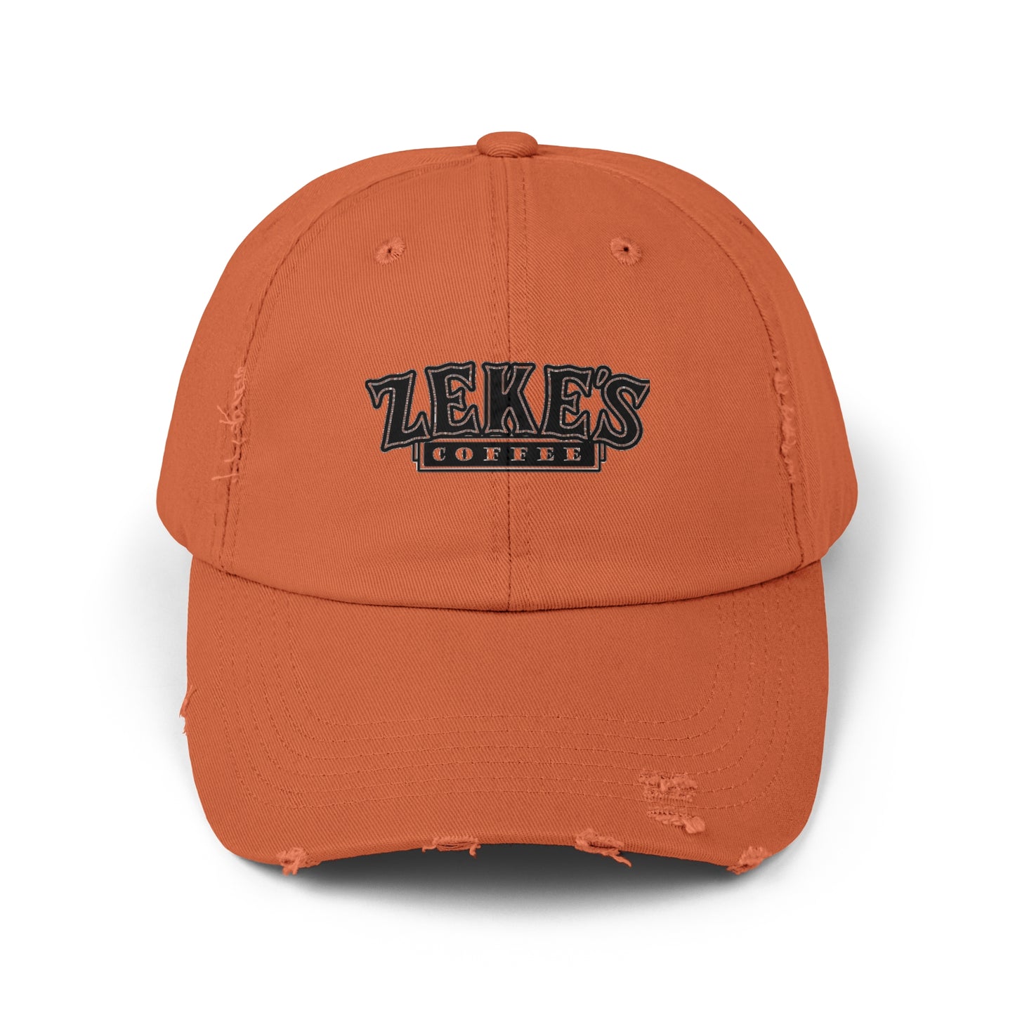 Zeke's Coffee Stack Distressed Cap