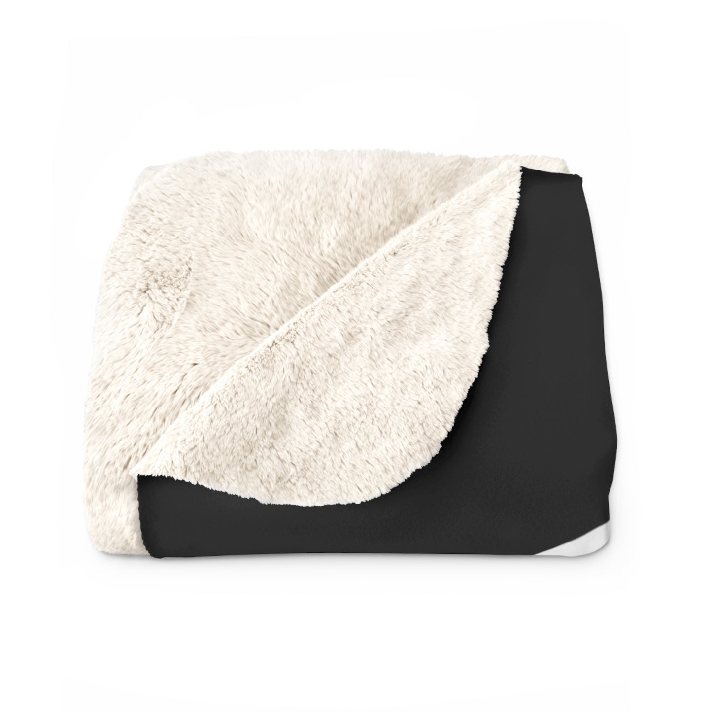 Zeke's Coffee Crab Bean Logo Sherpa Fleece Blanket