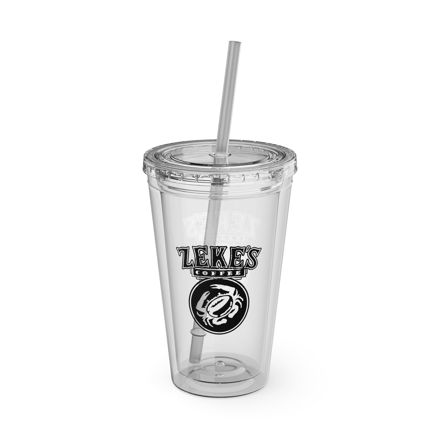 Zeke's Coffee Sunsplash Tumbler with Straw, 16oz