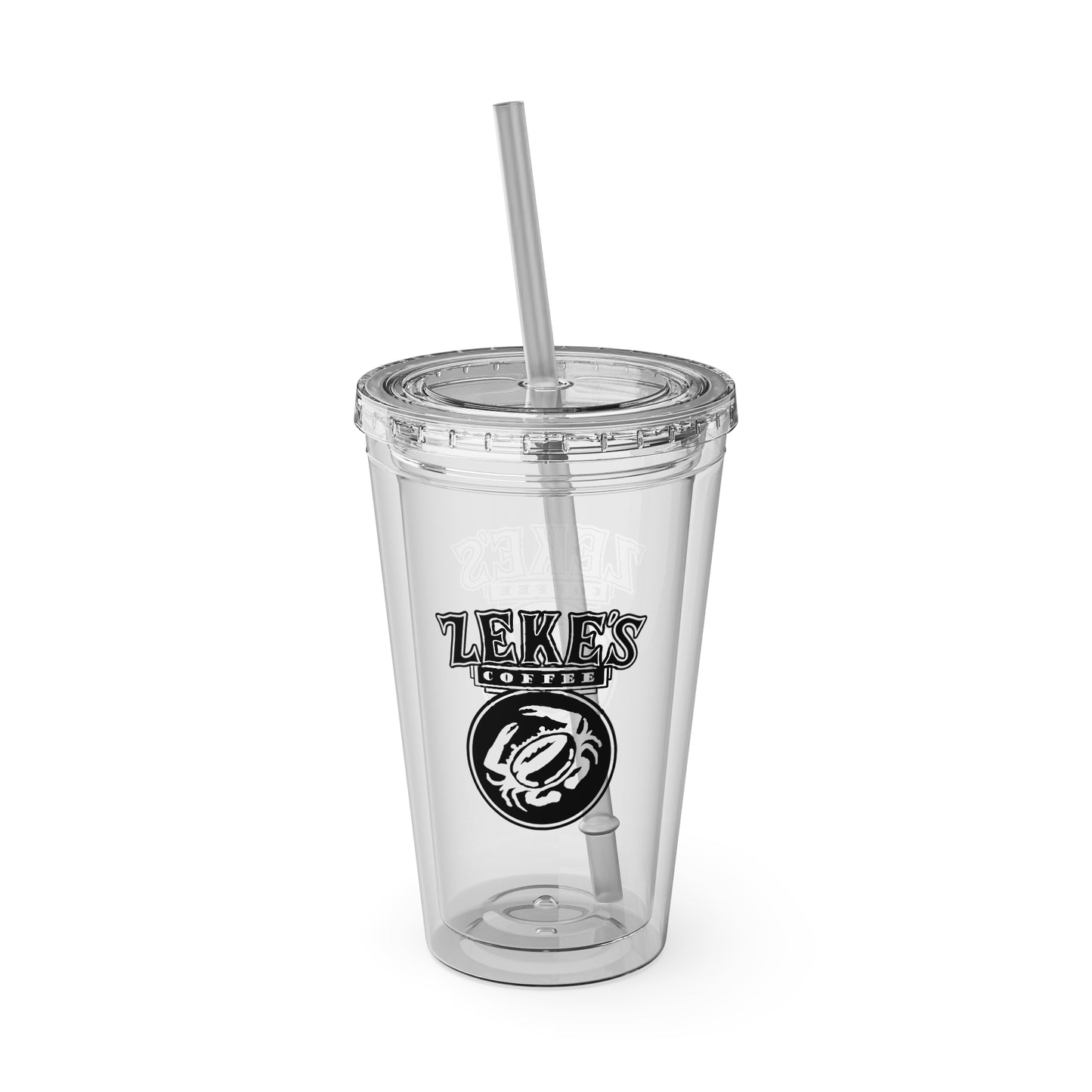 Zeke's Coffee Sunsplash Tumbler with Straw, 16oz