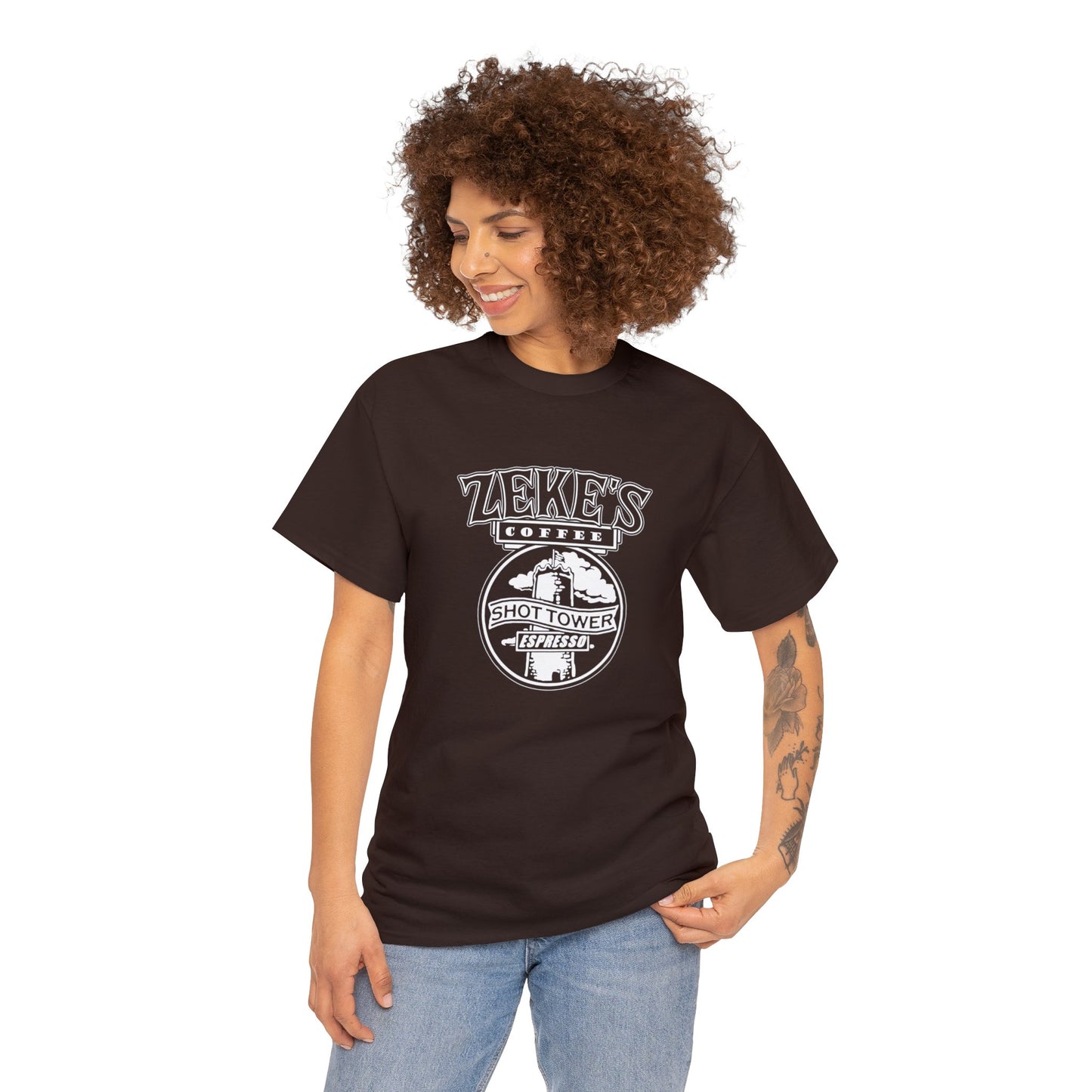 Zeke's Coffee Shot Tower Espresso T-shirt