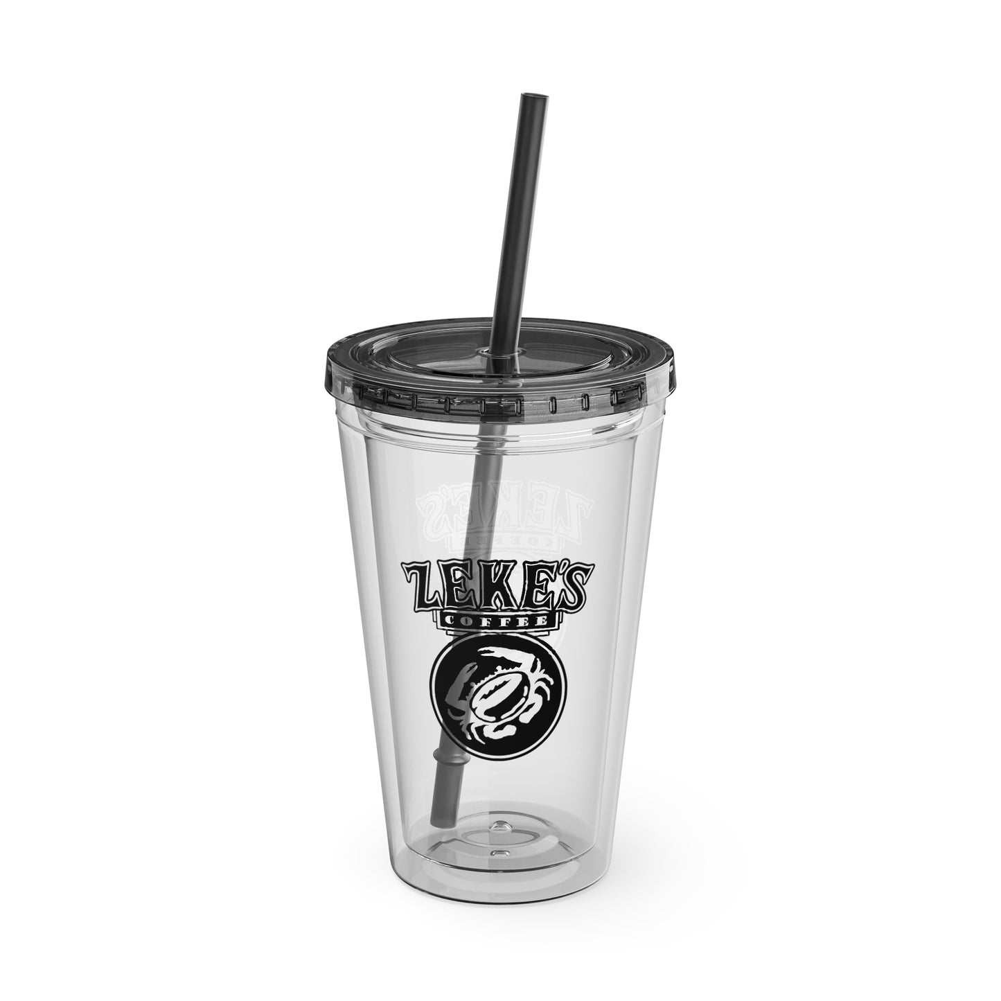 Zeke's Coffee Sunsplash Tumbler with Straw, 16oz