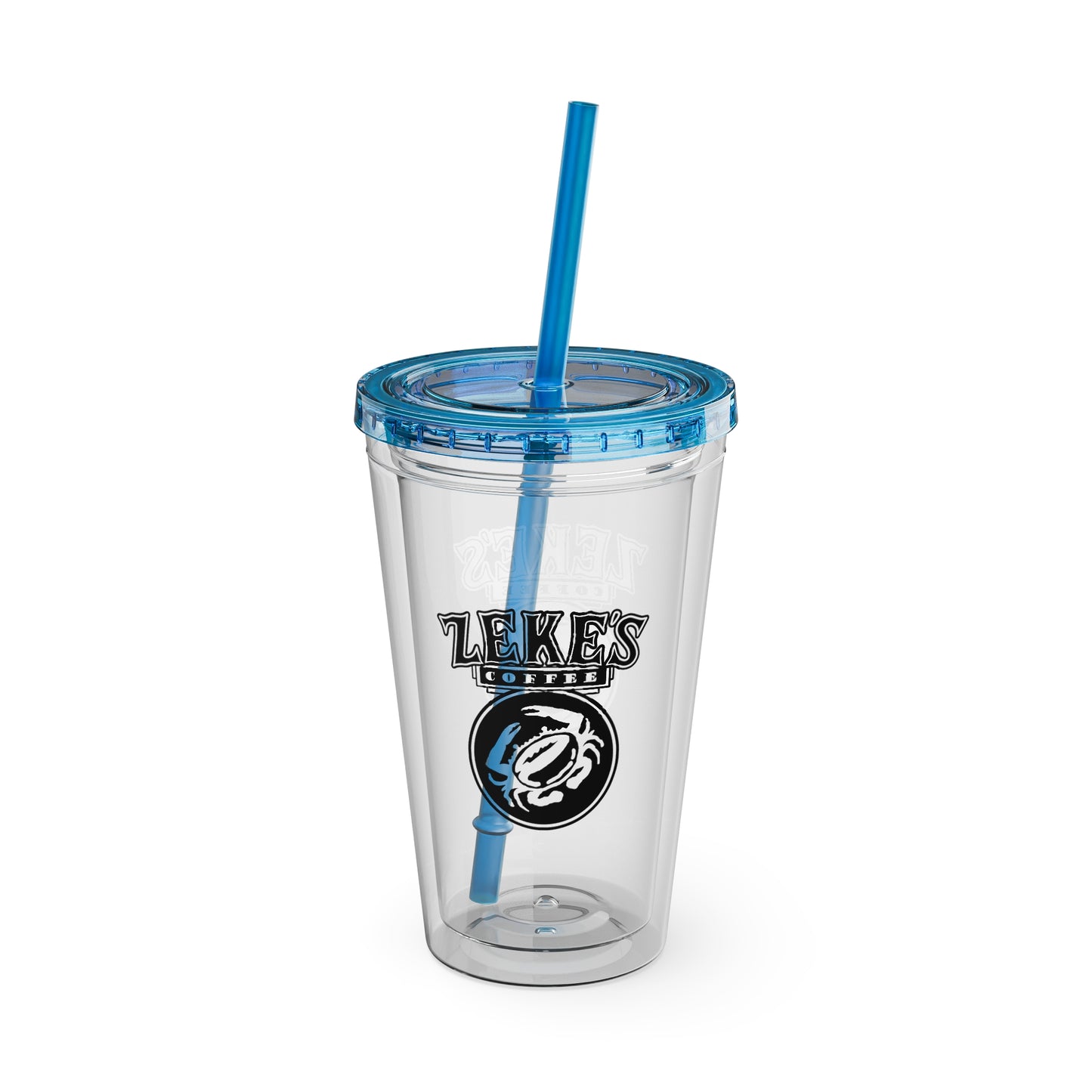 Zeke's Coffee Sunsplash Tumbler with Straw, 16oz