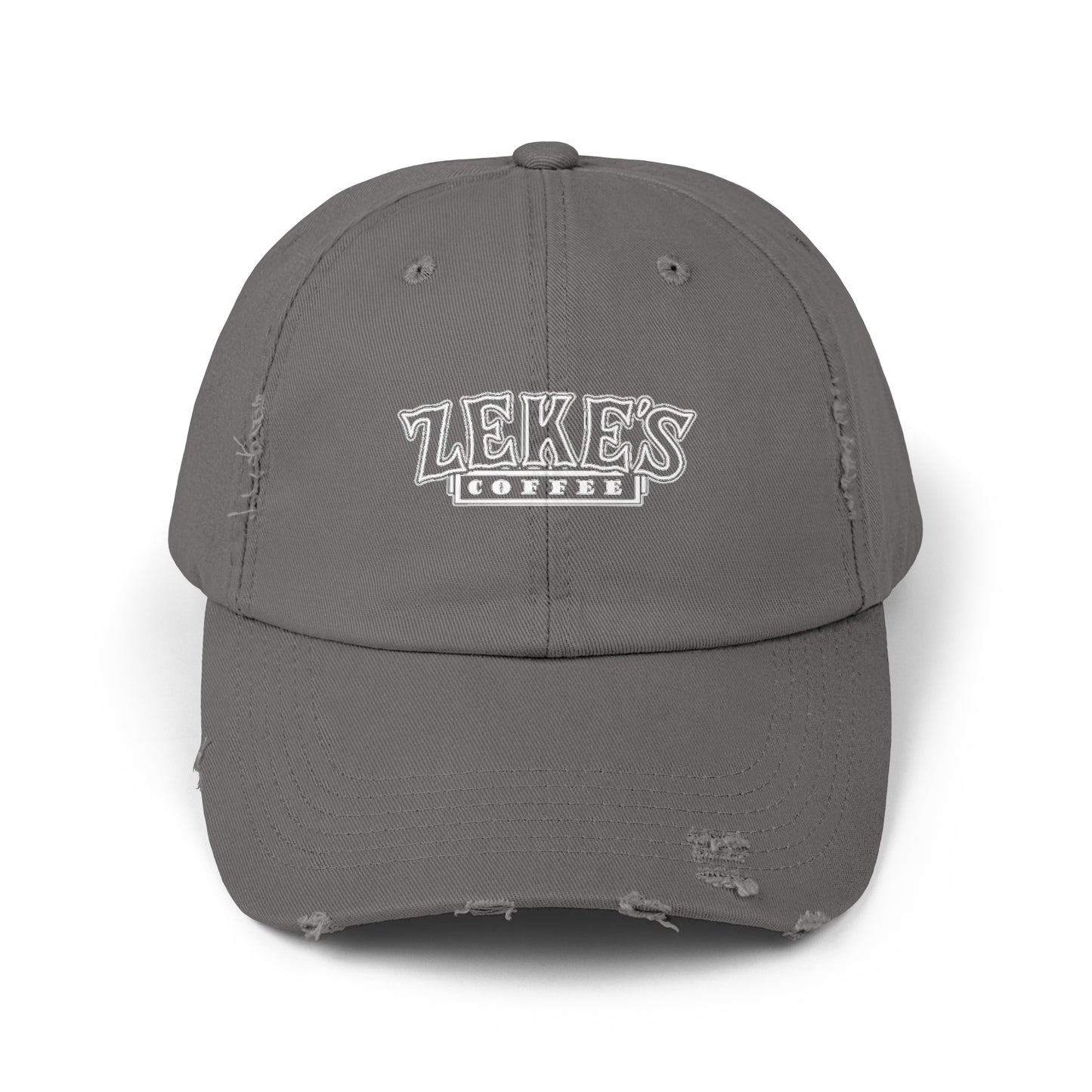 Zeke's Coffee Stack Distressed Cap