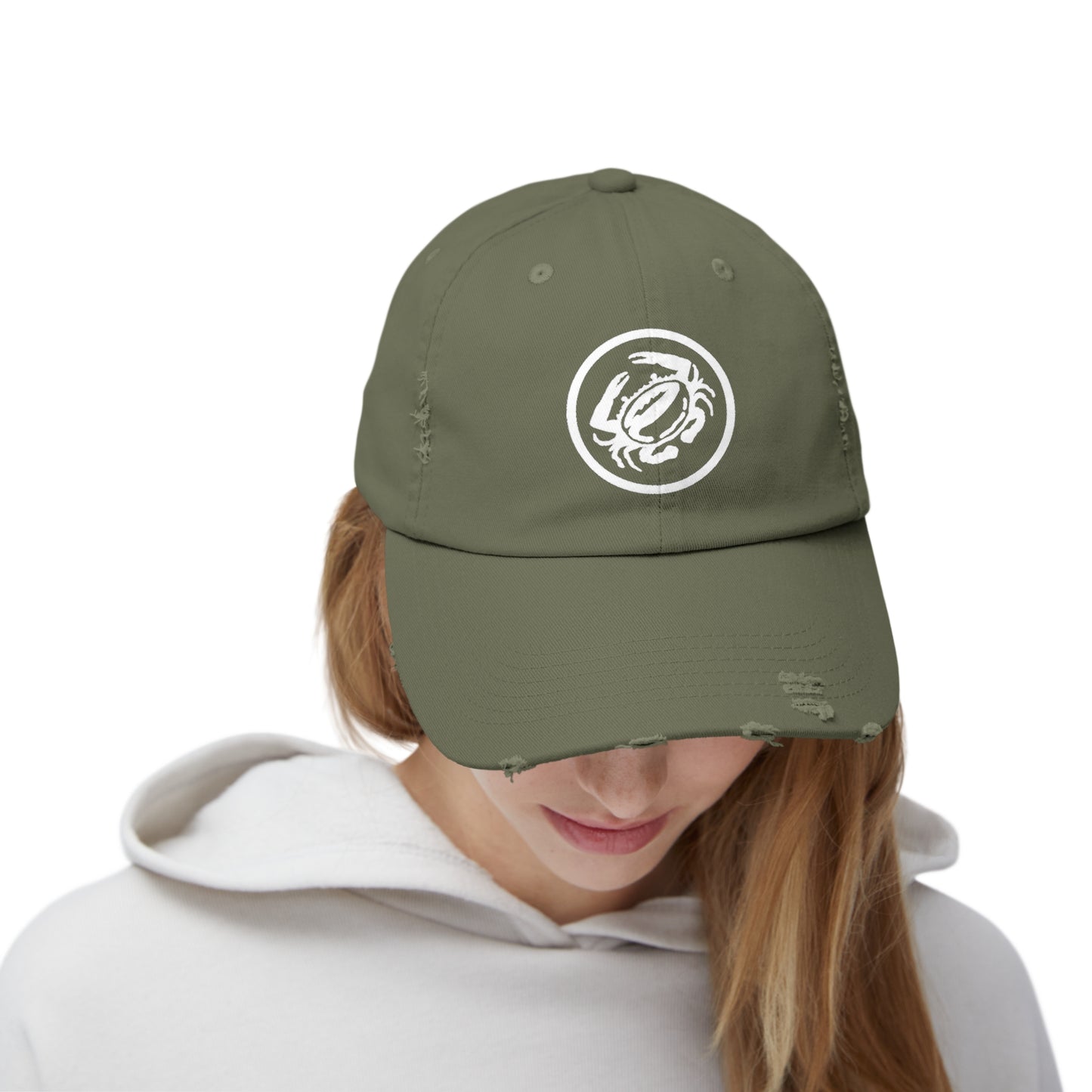 Zeke's Coffee Crab Bean Distressed Cap
