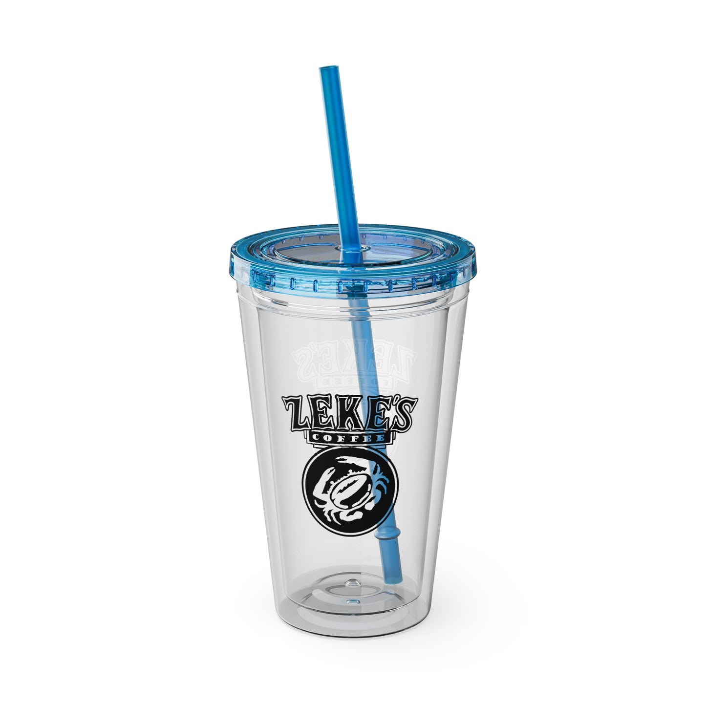 Zeke's Coffee Sunsplash Tumbler with Straw, 16oz