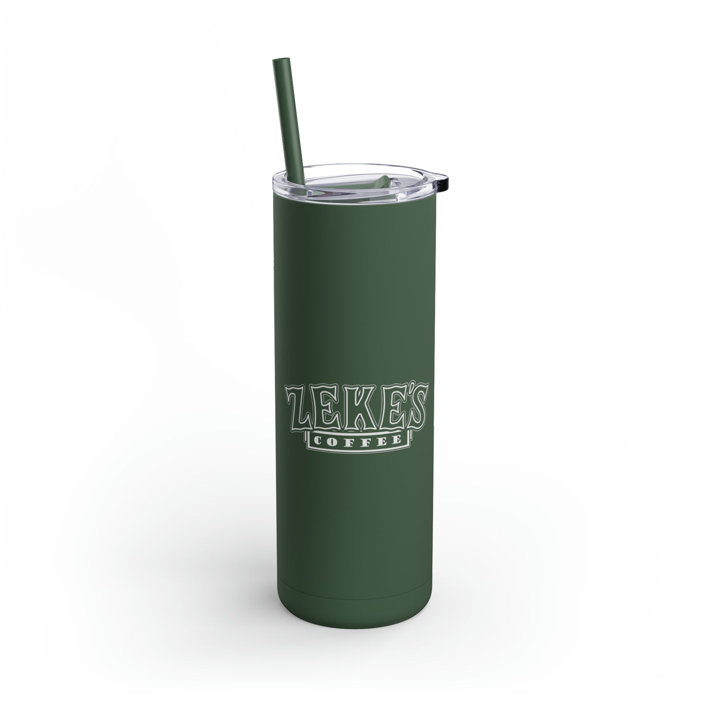 Zeke's Coffee Maars Maker Skinny Matte Tumbler, 20oz