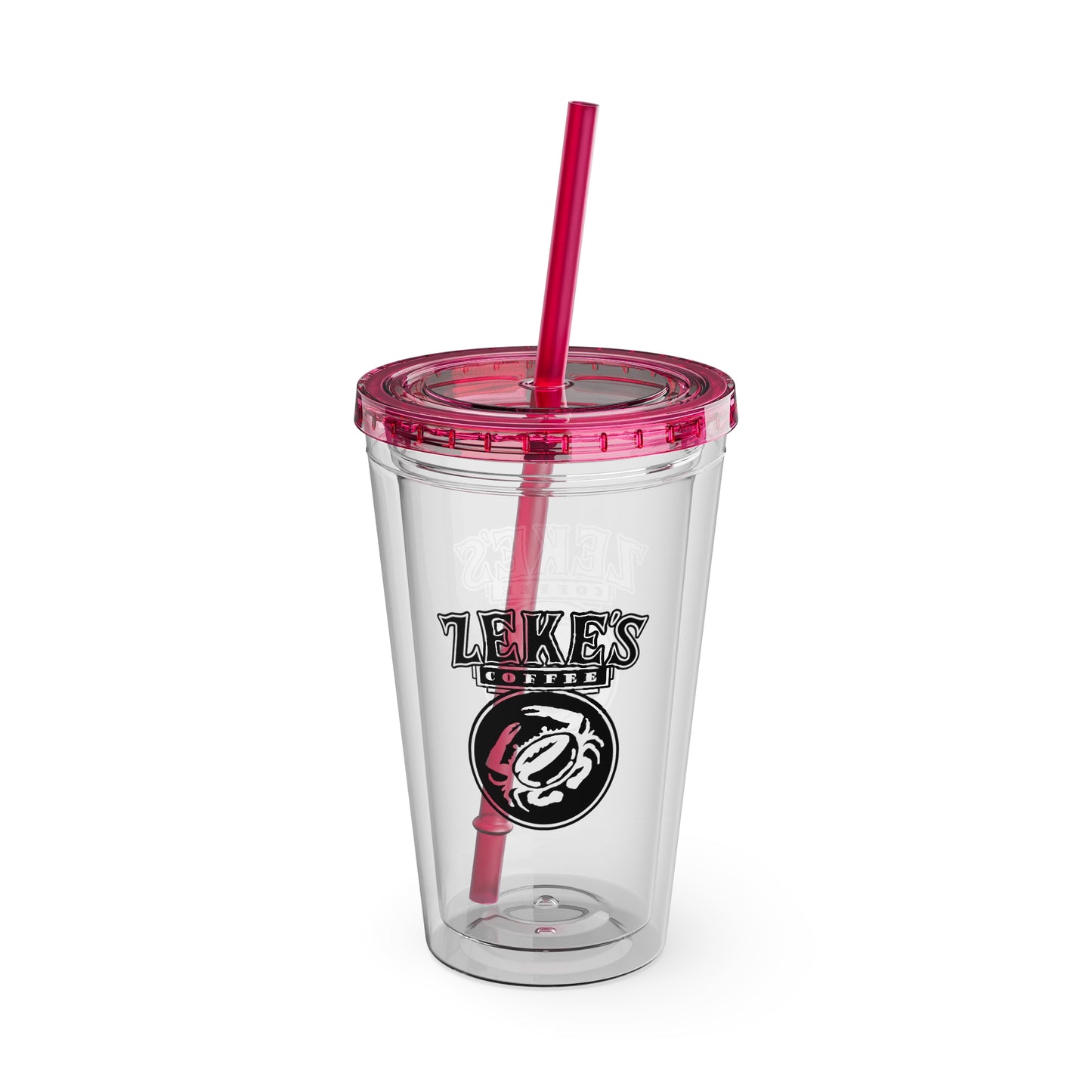 Zeke's Coffee Sunsplash Tumbler with Straw, 16oz
