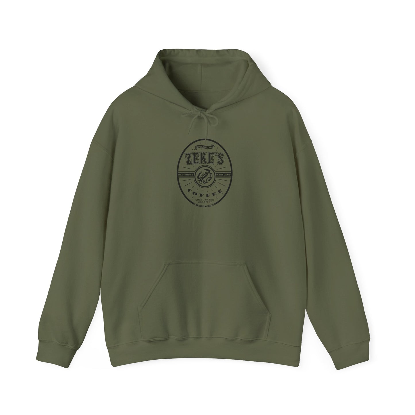 Black Logo Hooded Sweatshirt