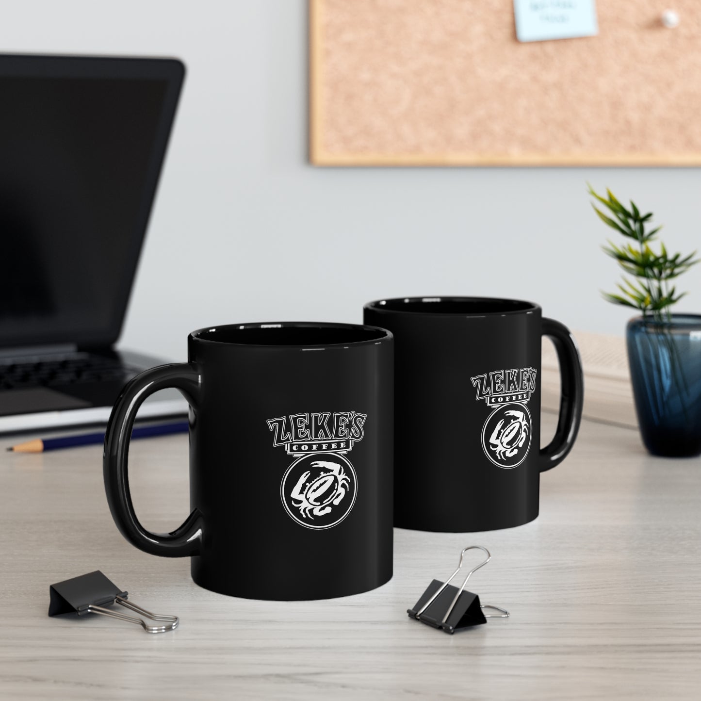 Zeke's Coffee11oz Black Mug