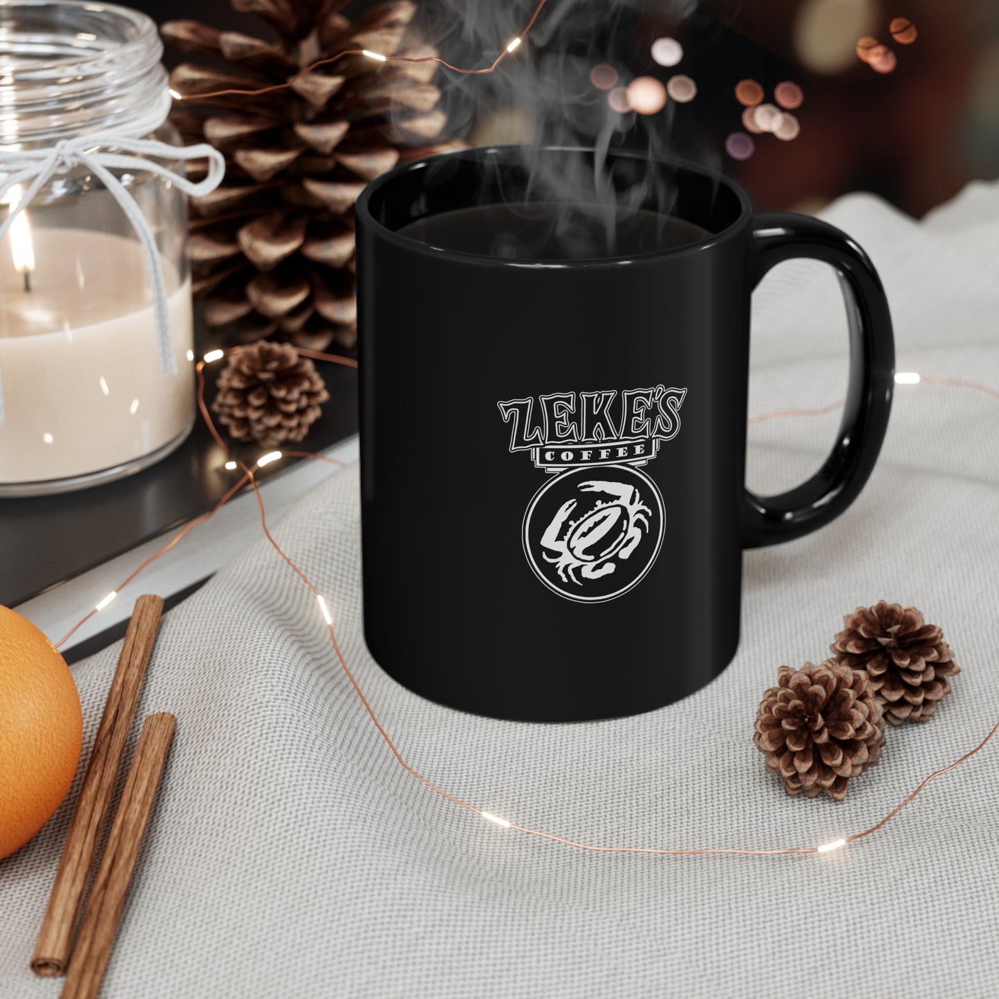 Zeke's Coffee11oz Black Mug