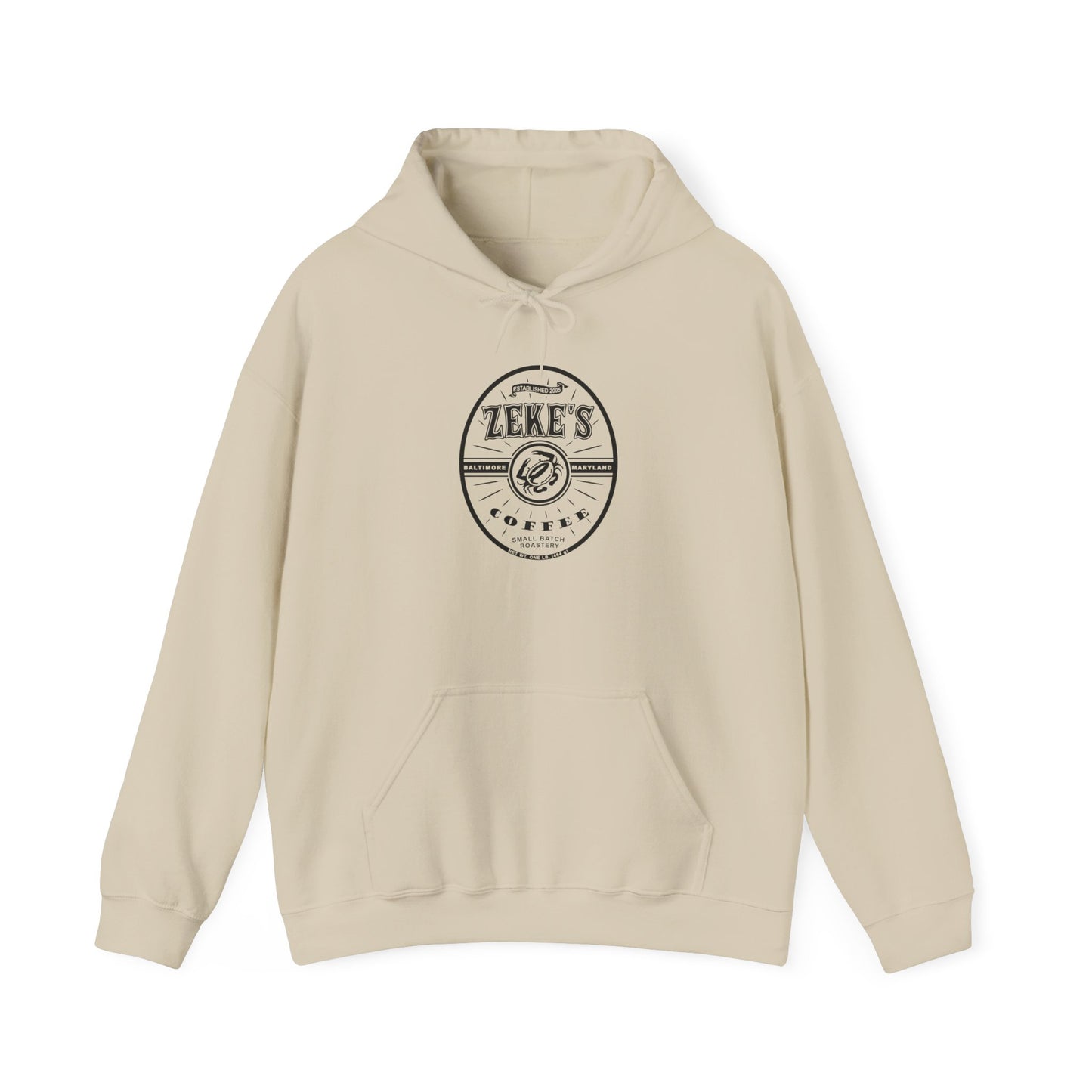 Black Logo Hooded Sweatshirt