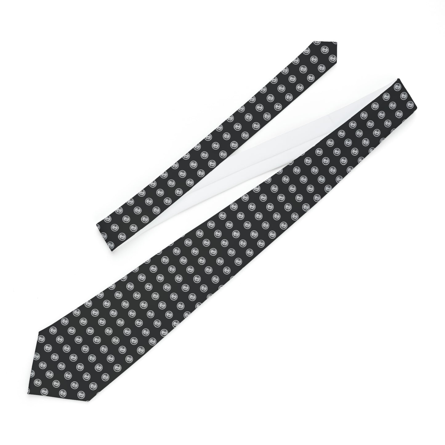 Zeke's Coffee Crab Bean Logo Necktie