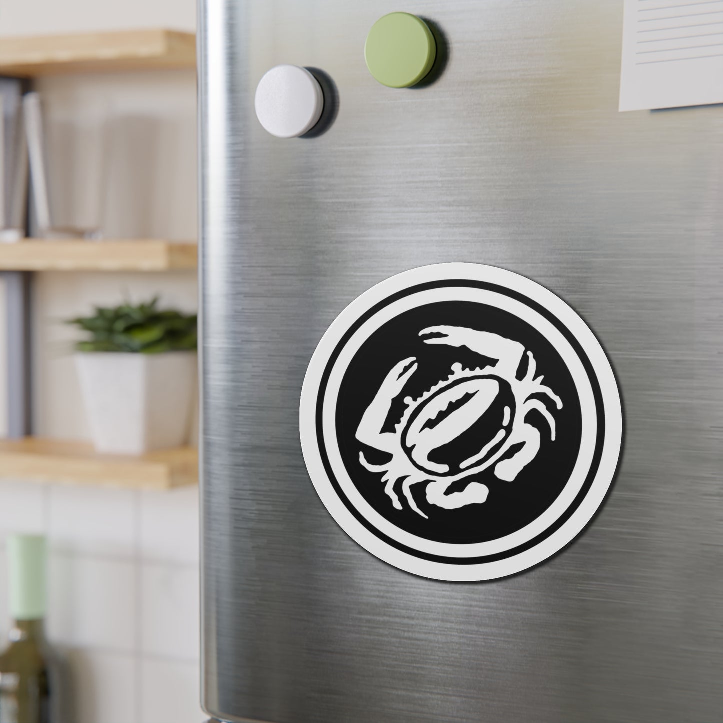 Zeke's Coffee Crab Bean Die-Cut Magnets