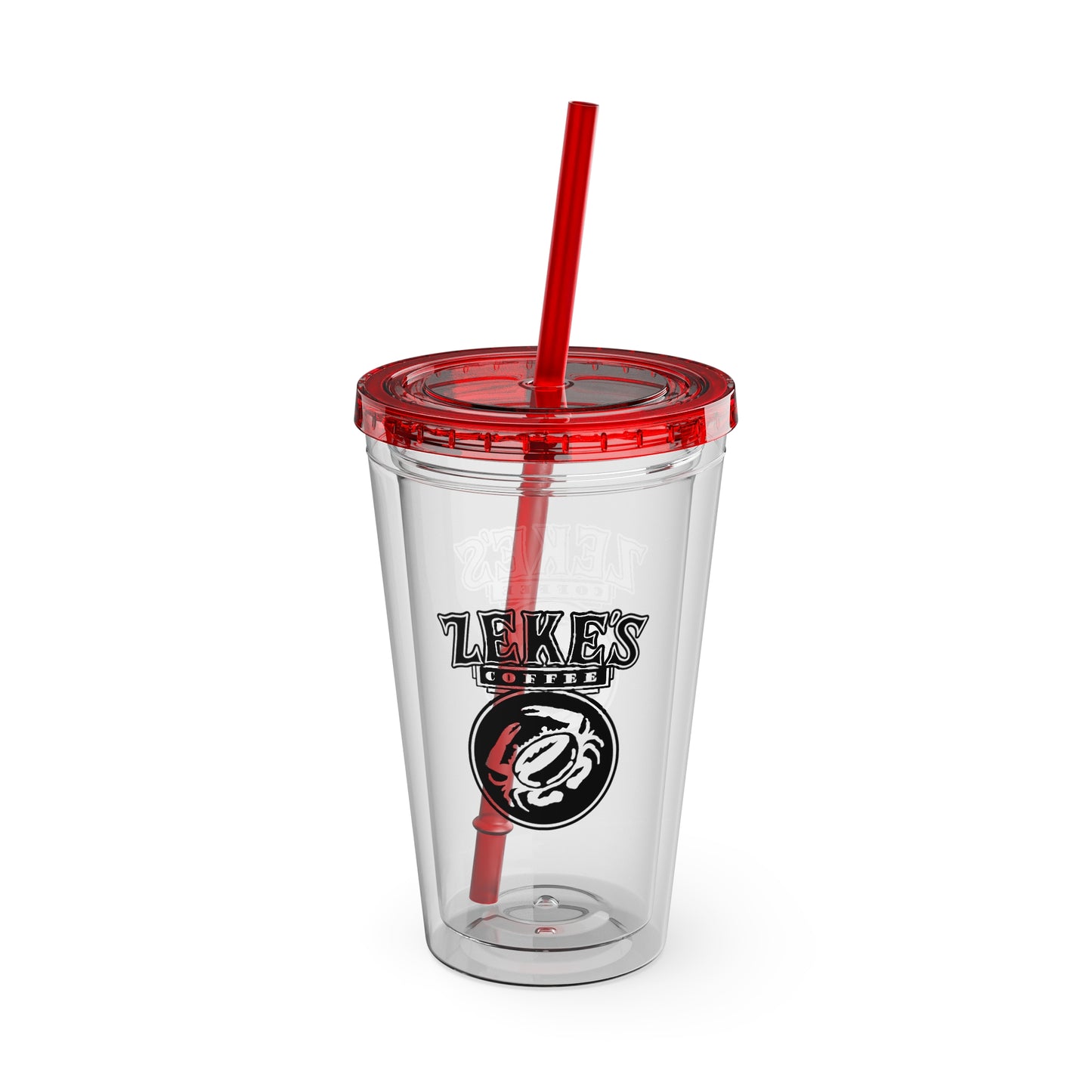 Zeke's Coffee Sunsplash Tumbler with Straw, 16oz
