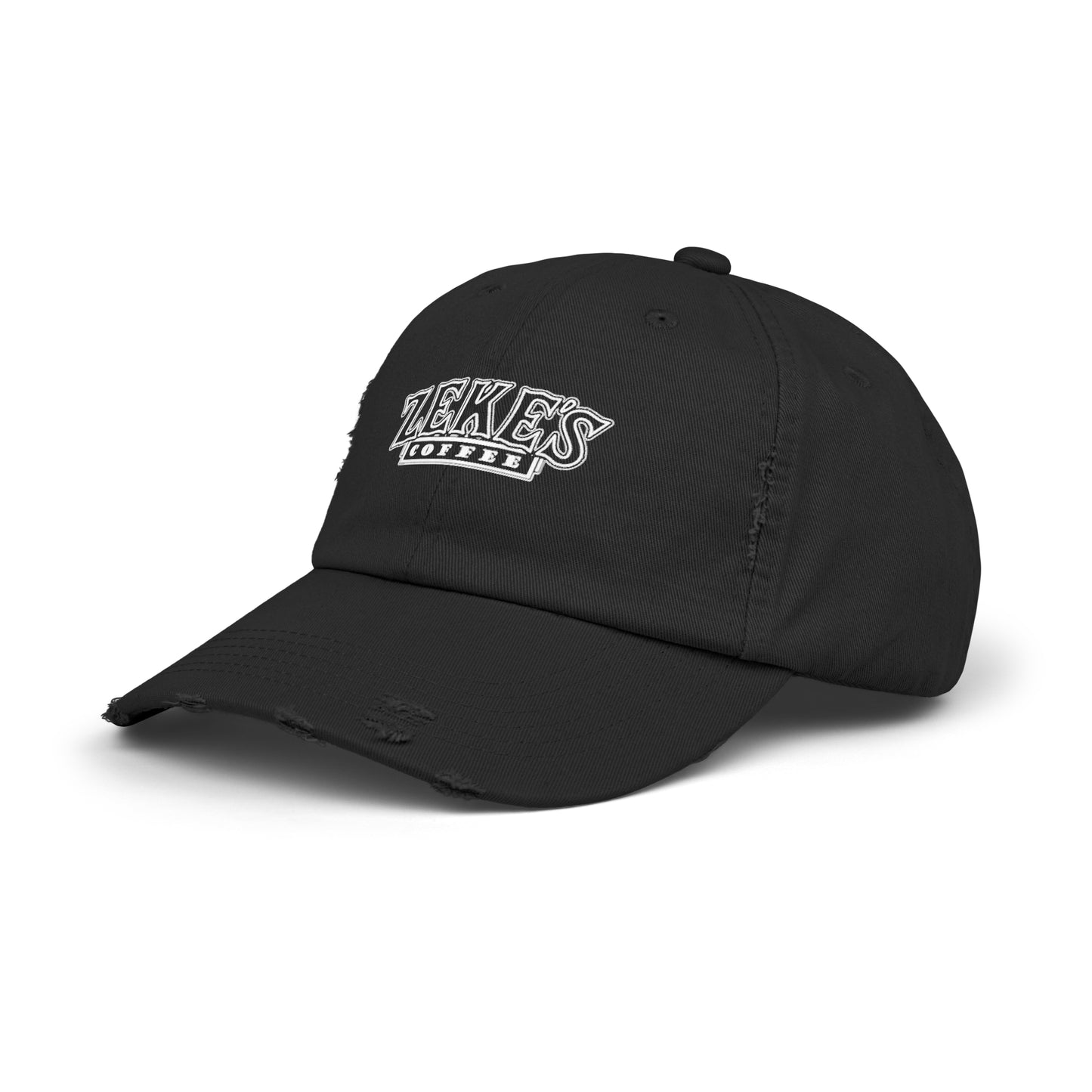 Zeke's Coffee Stack Distressed Cap