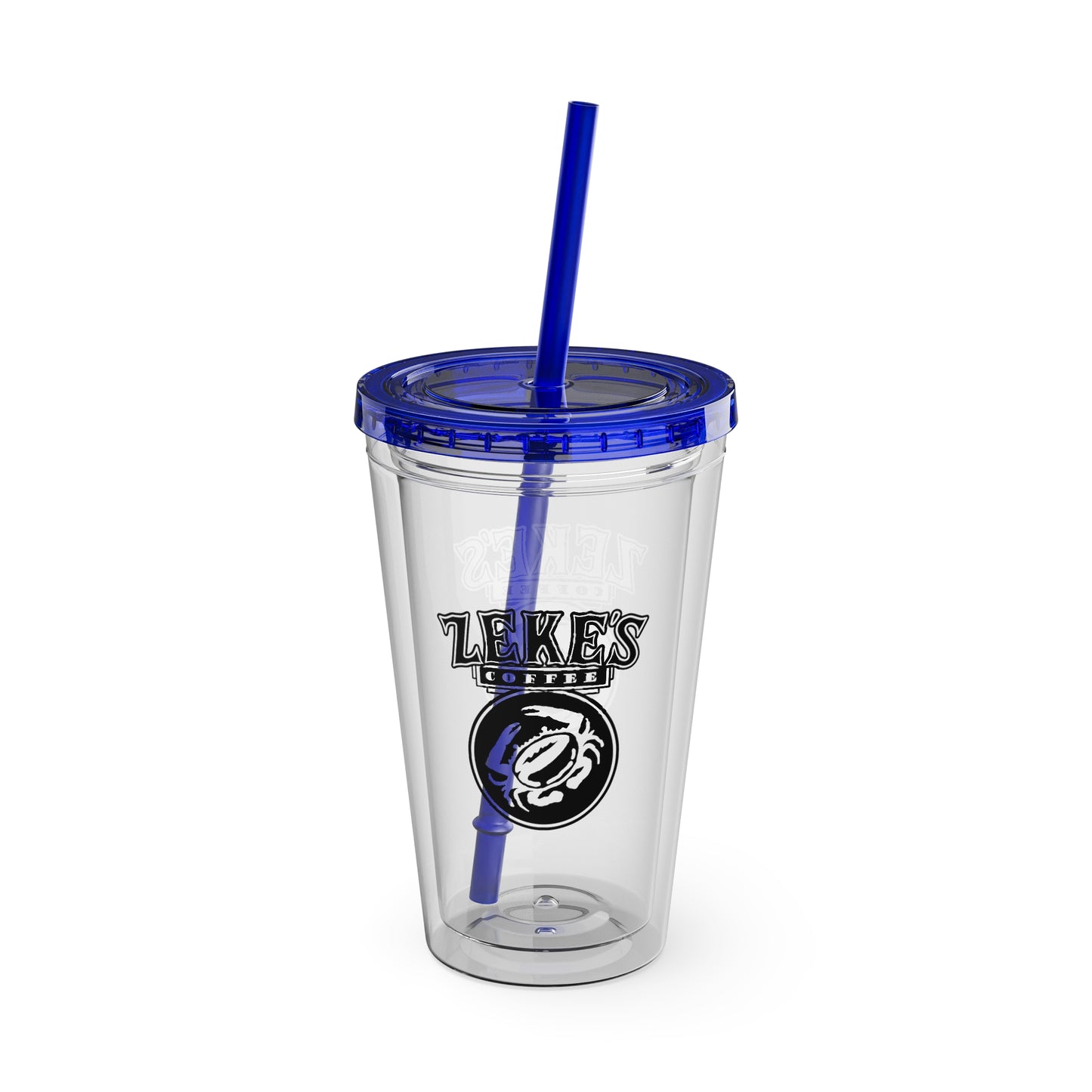 Zeke's Coffee Sunsplash Tumbler with Straw, 16oz