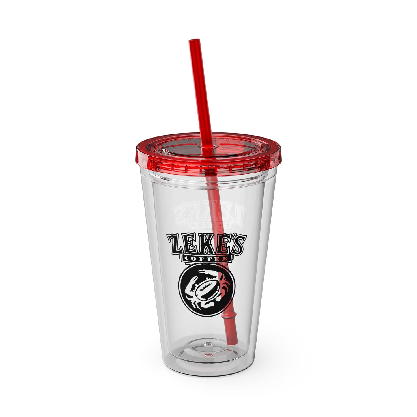 Zeke's Coffee Sunsplash Tumbler with Straw, 16oz