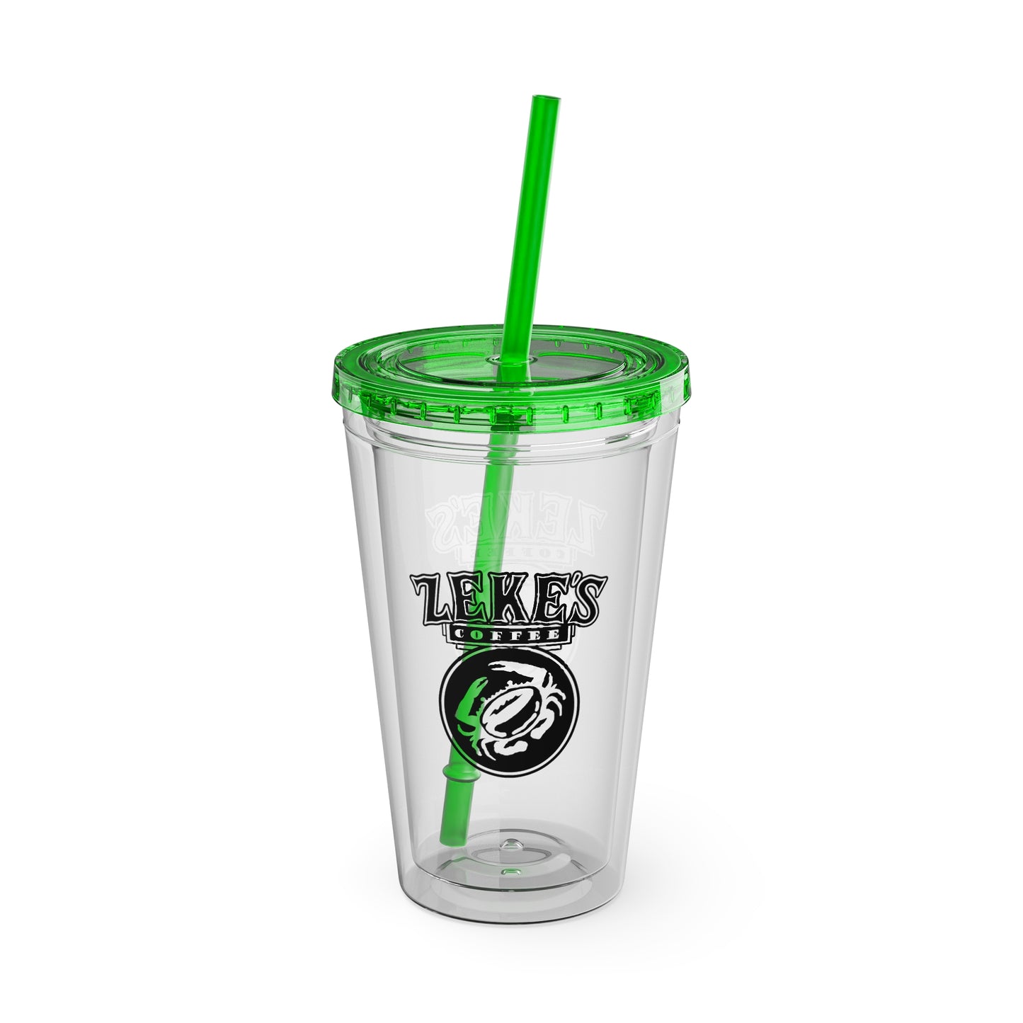 Zeke's Coffee Sunsplash Tumbler with Straw, 16oz