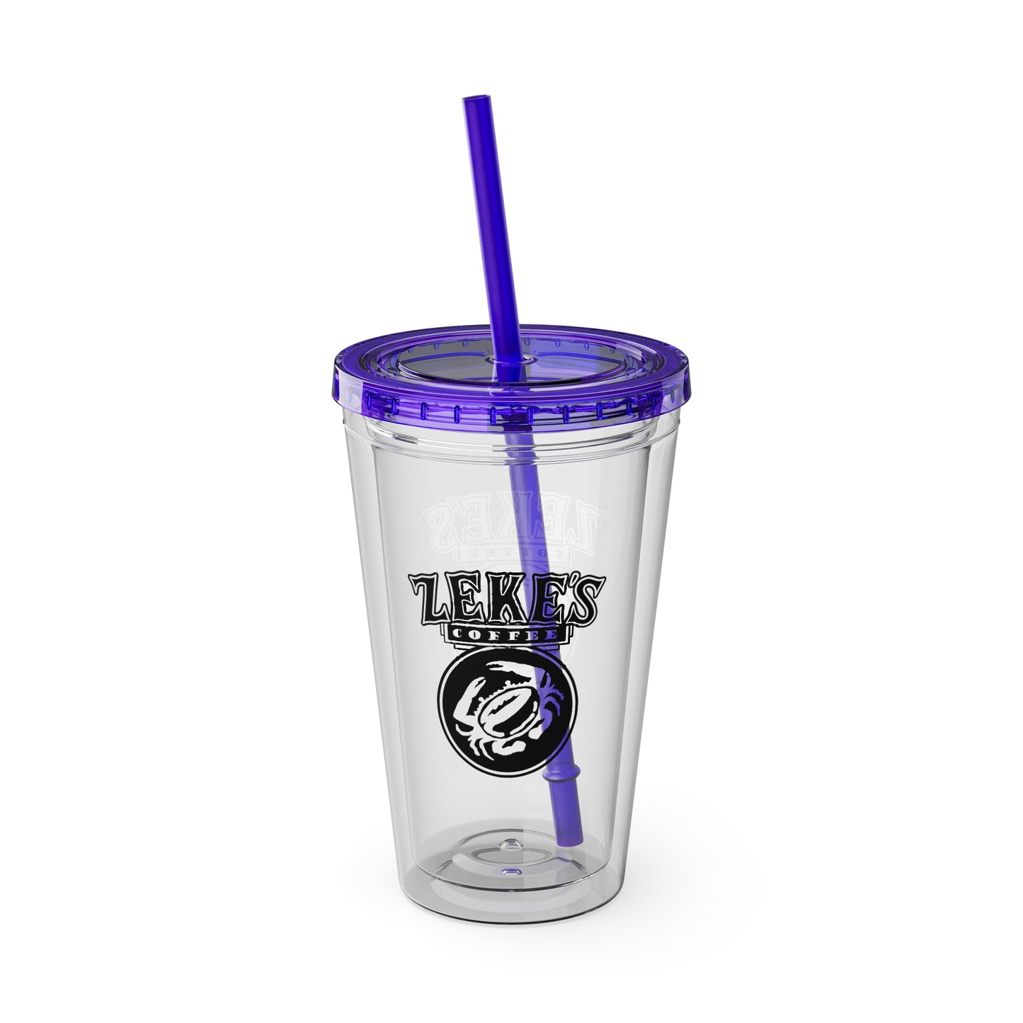 Zeke's Coffee Sunsplash Tumbler with Straw, 16oz