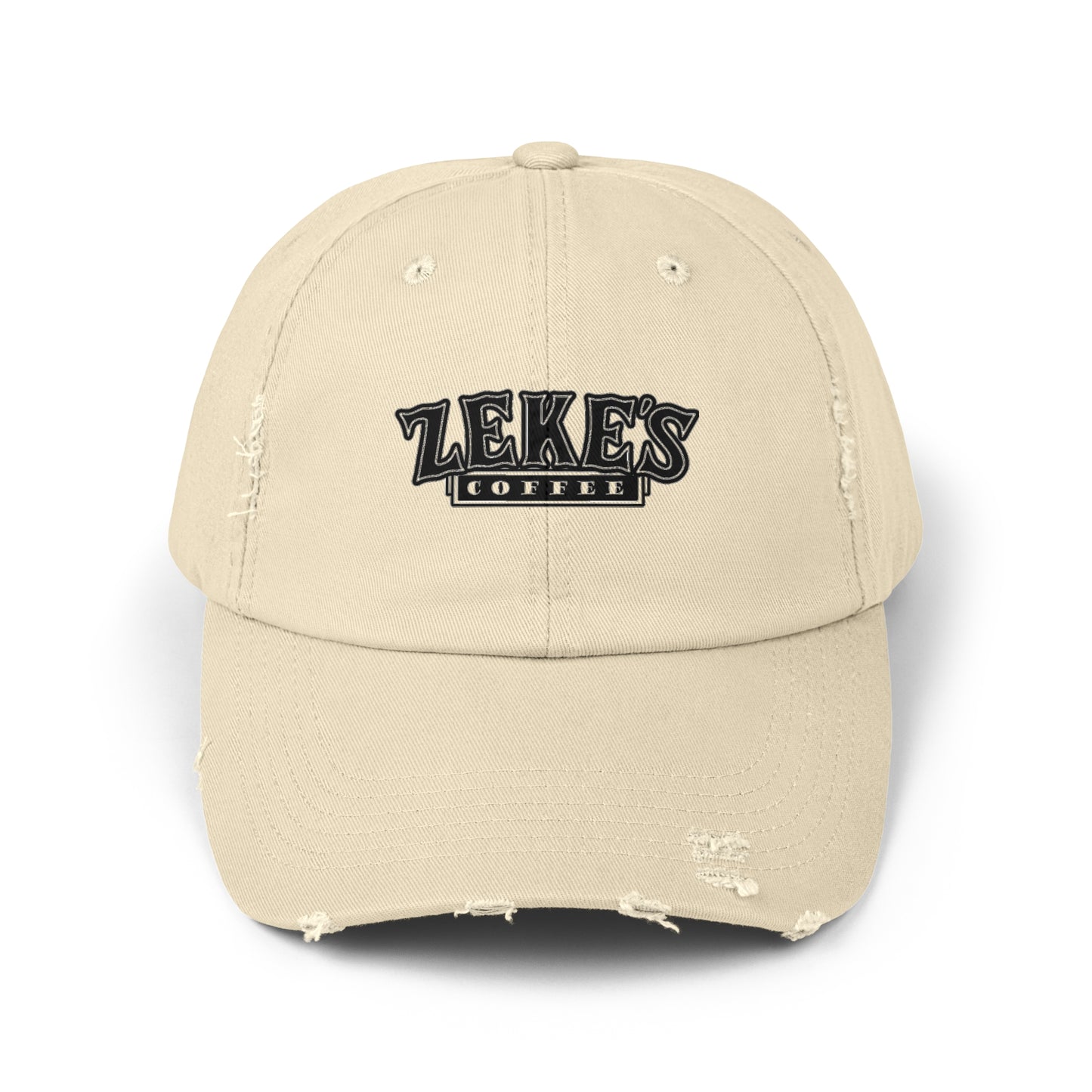 Zeke's Coffee Stack Distressed Cap