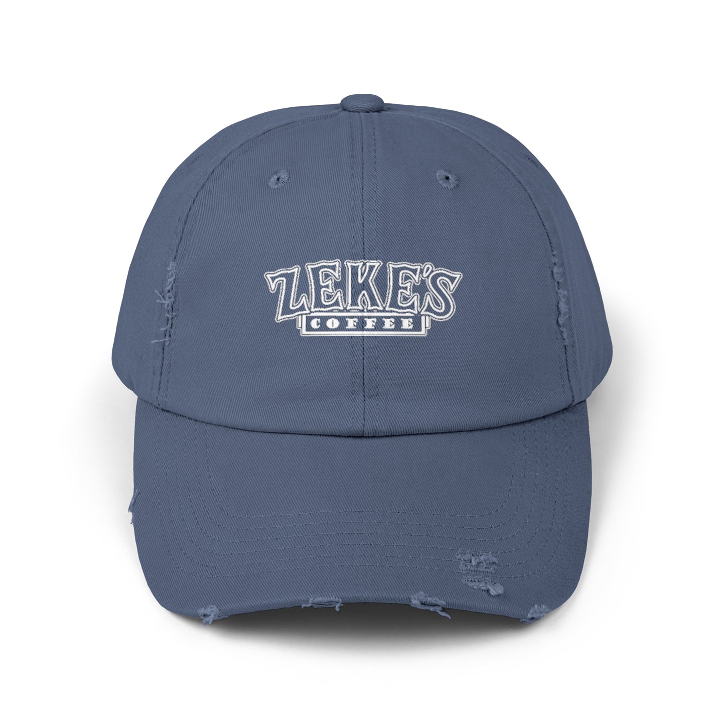 Zeke's Coffee Stack Distressed Cap