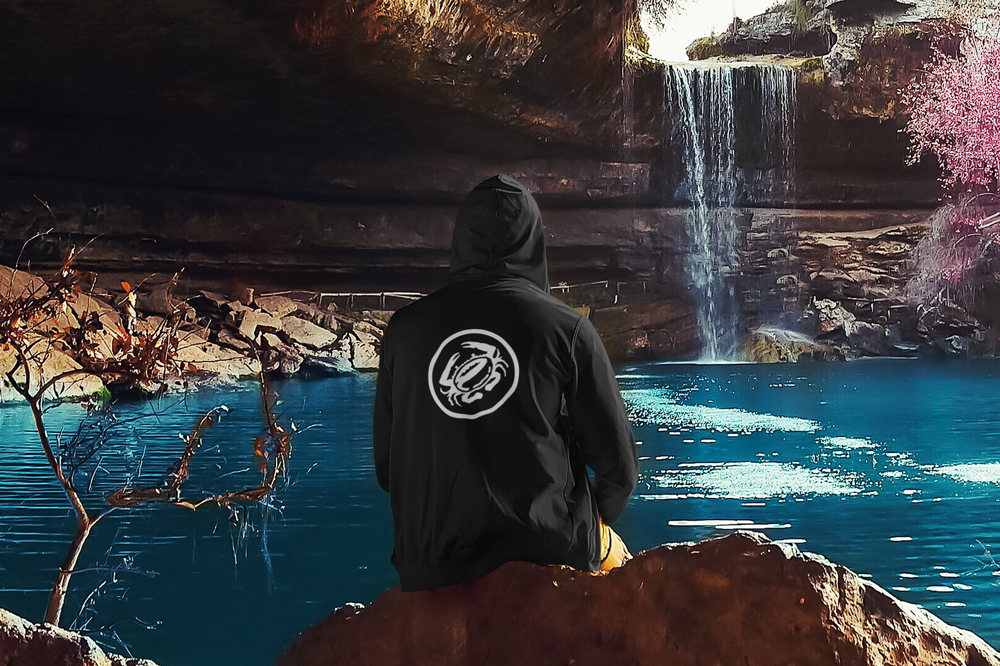 Zeke's Coffee Full Zip Hooded Sweatshirt