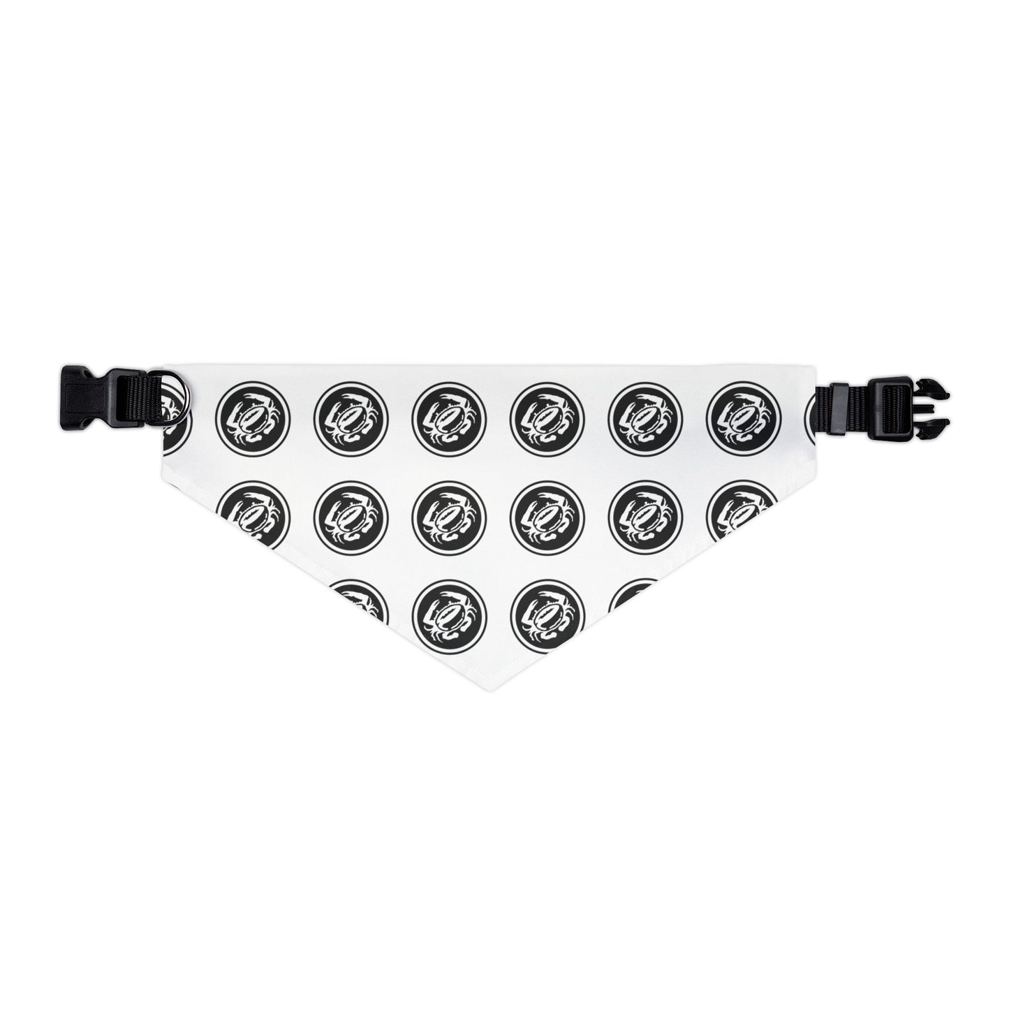 Pet Bandana Collar Zeke's Coffee Crab Bean Logo