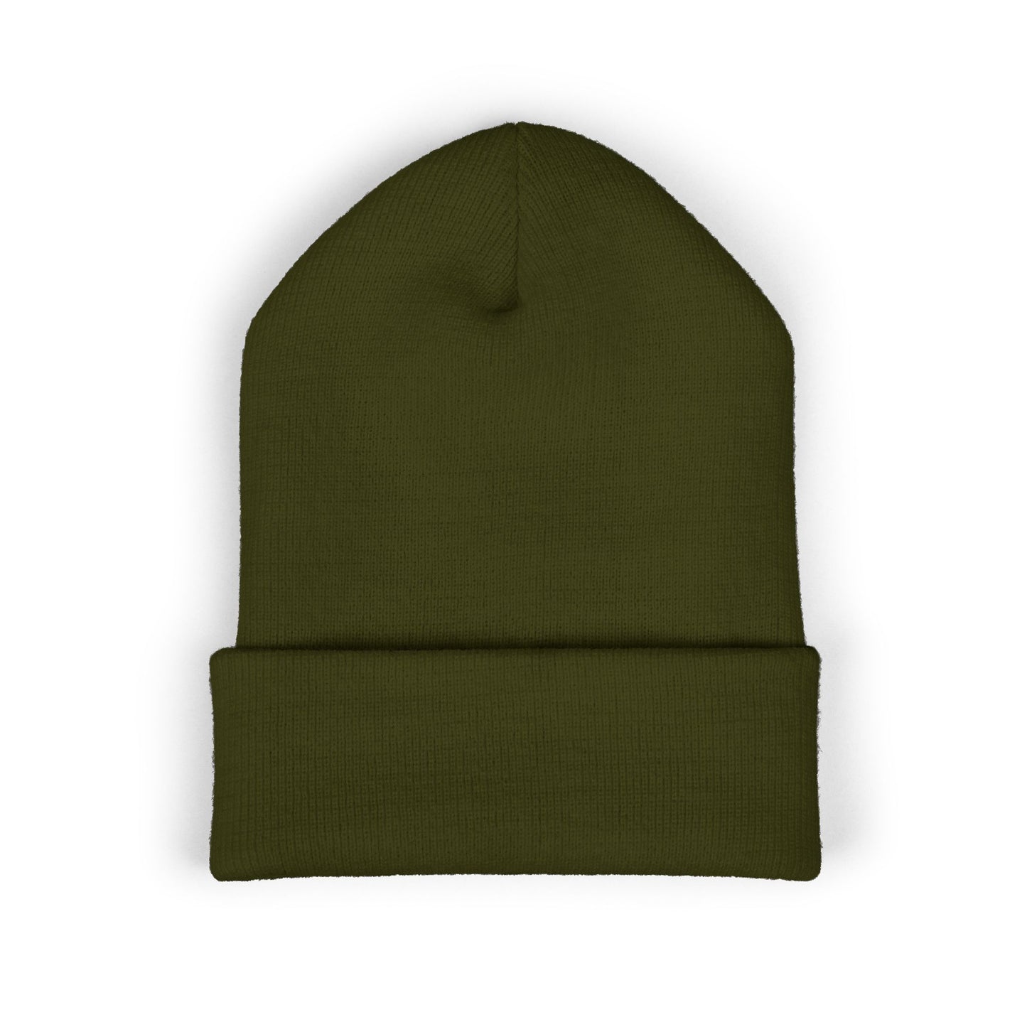 Classic Cuffed Beanie (Embroidery) Zeke's Coffee Crab Bean Logo